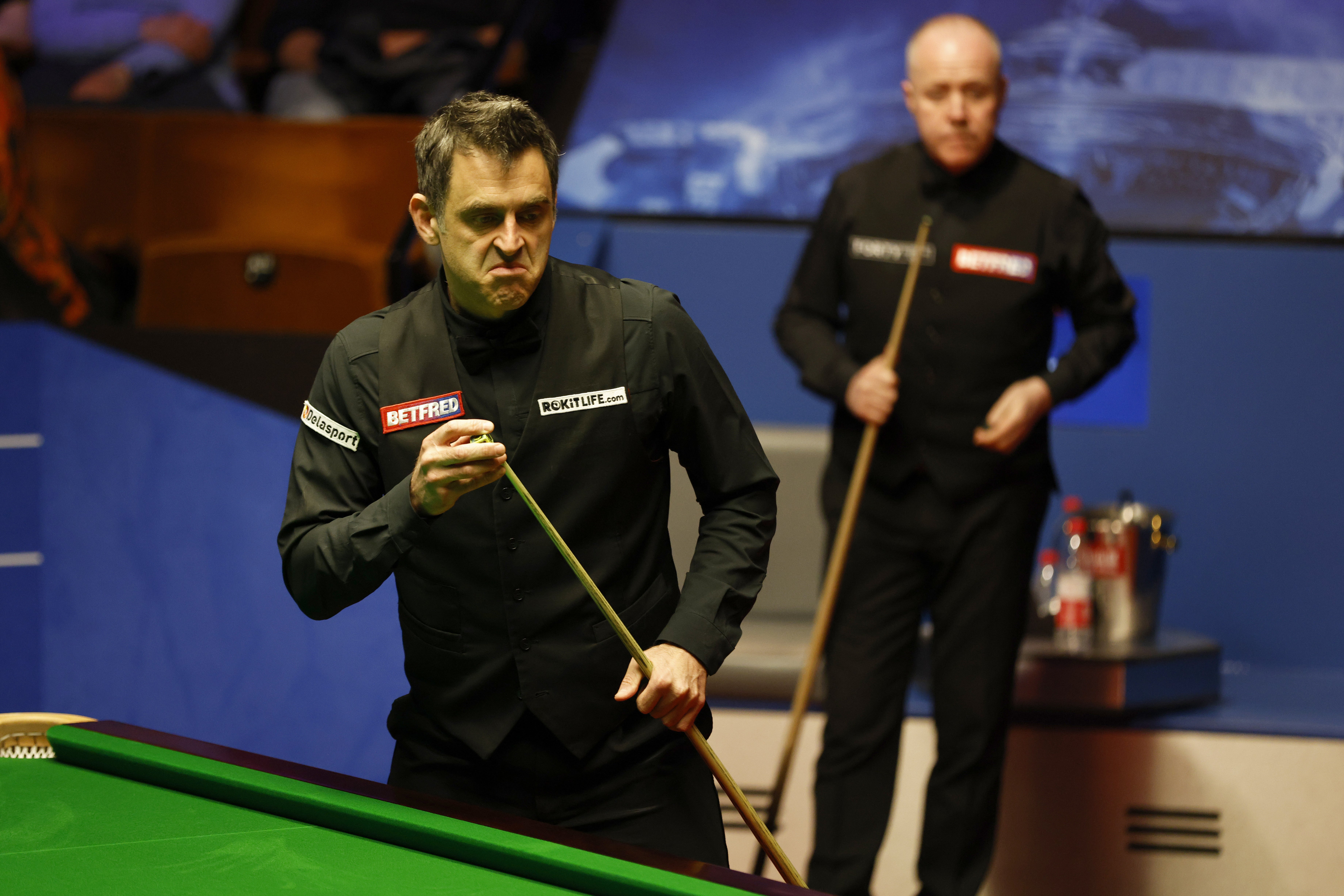 Ronnie O’Sullivan is on the brink of his eighth world final (Richard Sellers/PA)