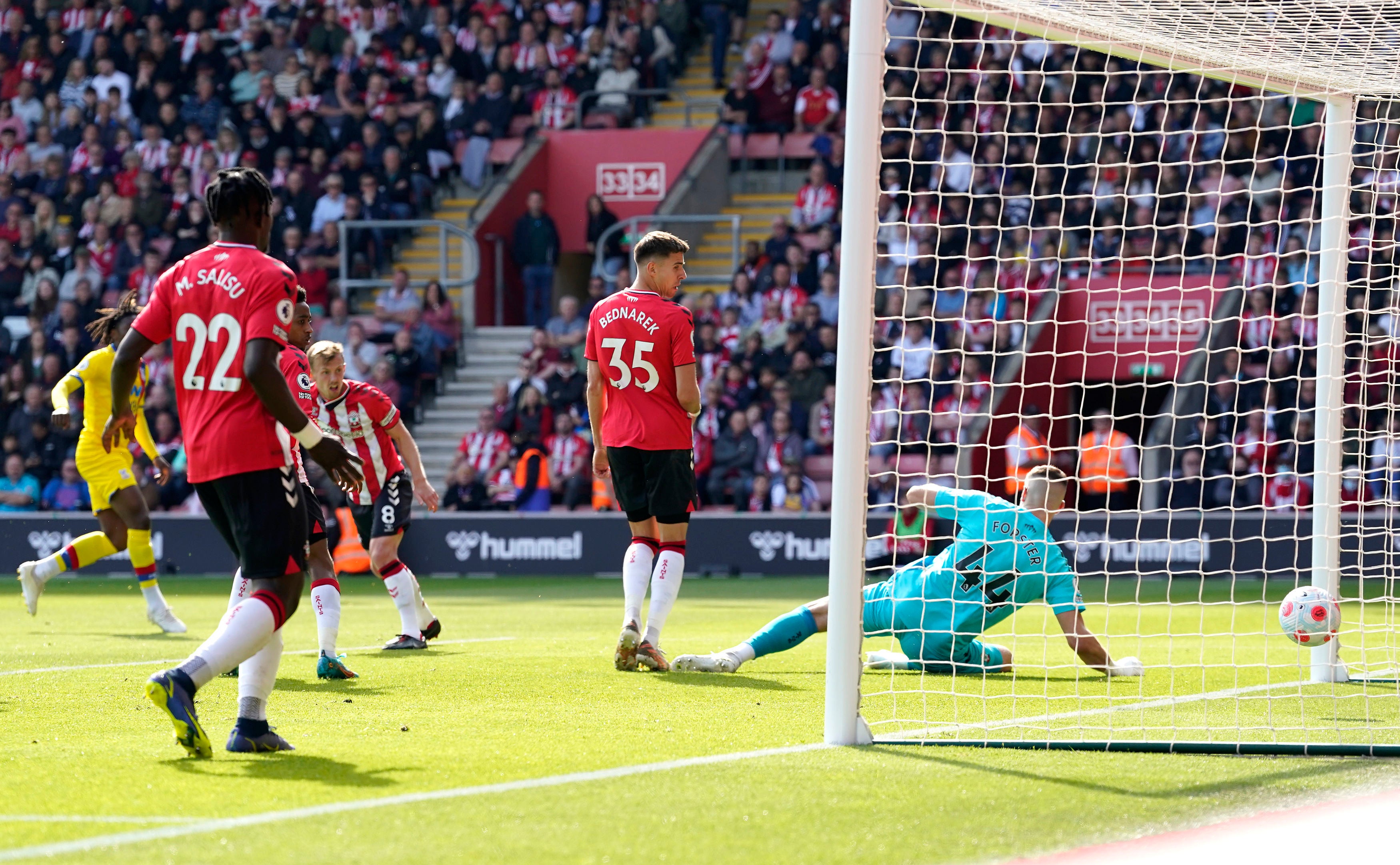 Eberechi Eze scored Palace’s equaliser