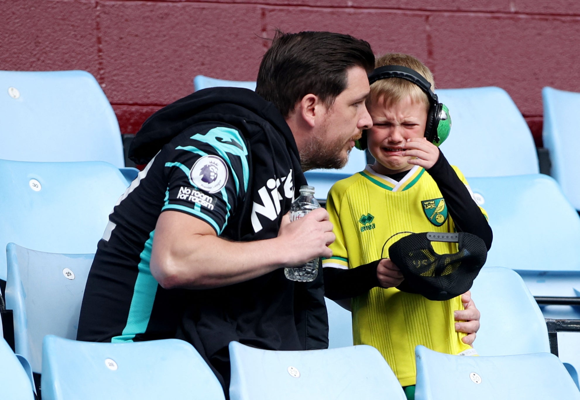 Norwich fans were left devastated at relegation