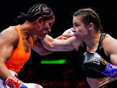 Katie Taylor beats Amanda Serrano via split decision in thrilling clash for undisputed lightweight title