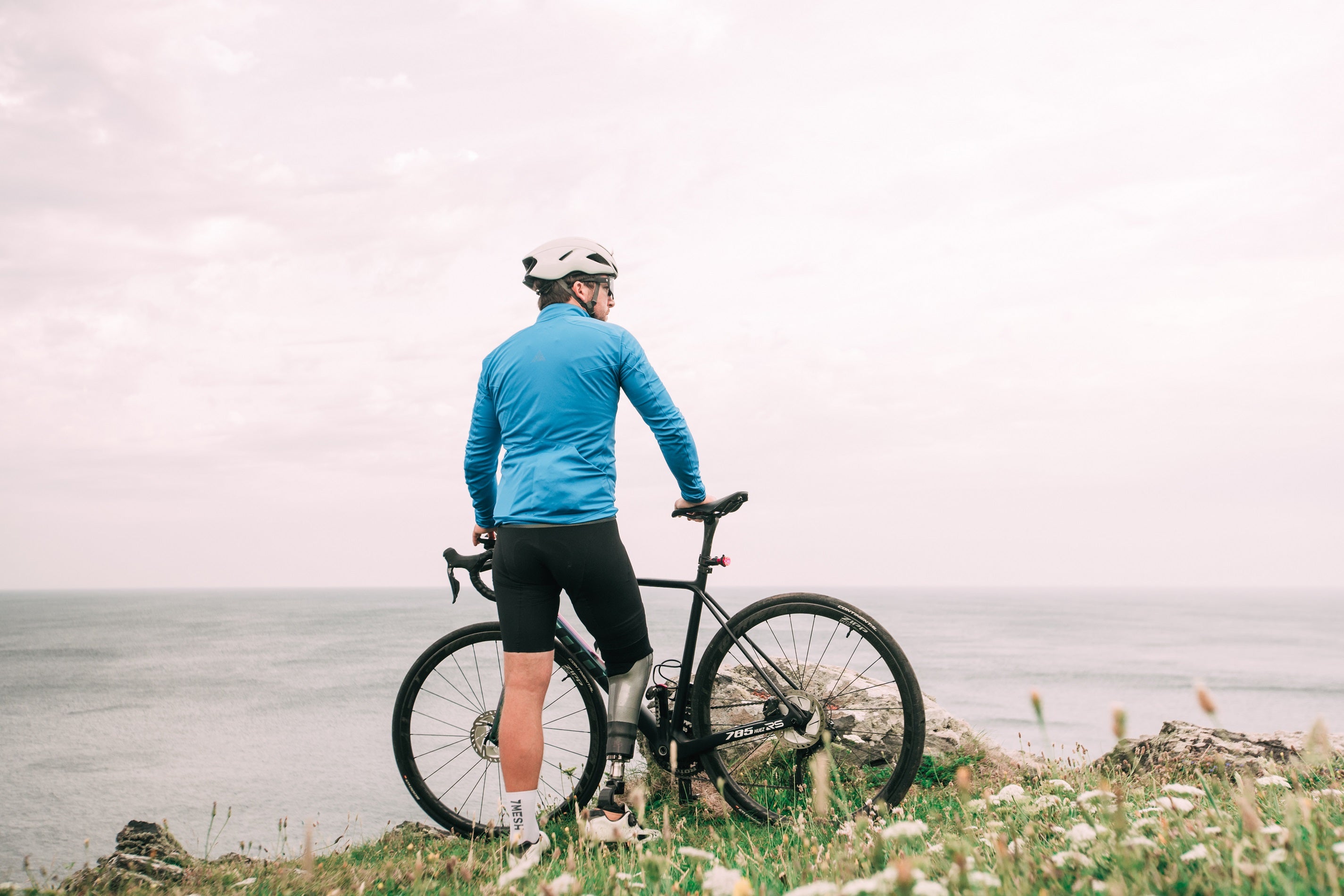 Stuart Croxford, from Cornwall, will cycle from Land’s End to John o’ Groats. (Stuart Croxford/PA)