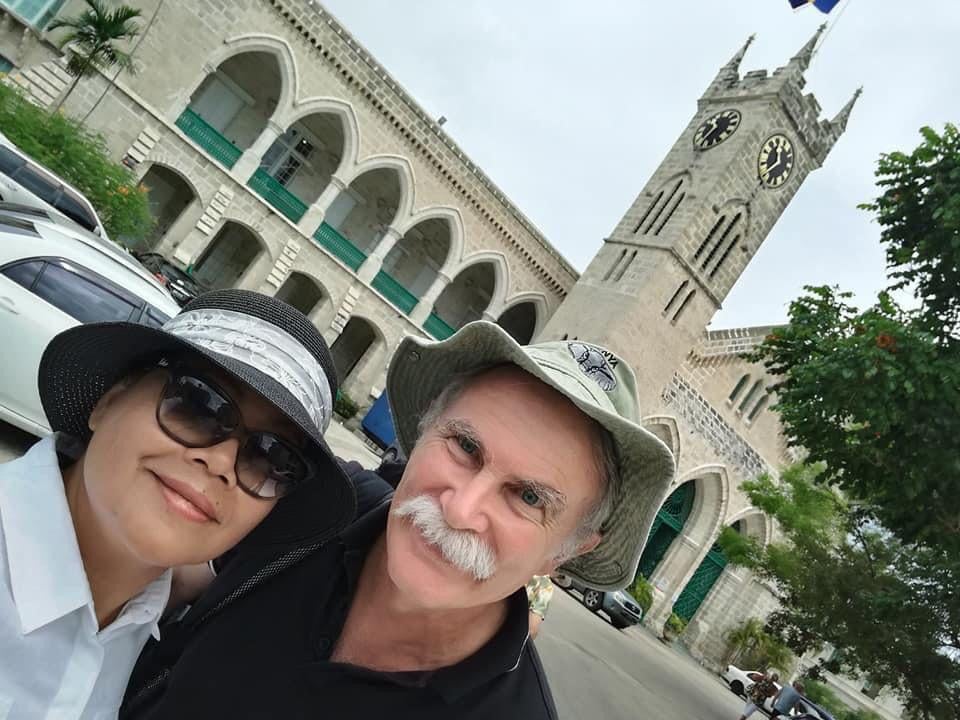 Retired British geologist Jim Fitton and his wife Sarijah Fitton (Family handout/PA)