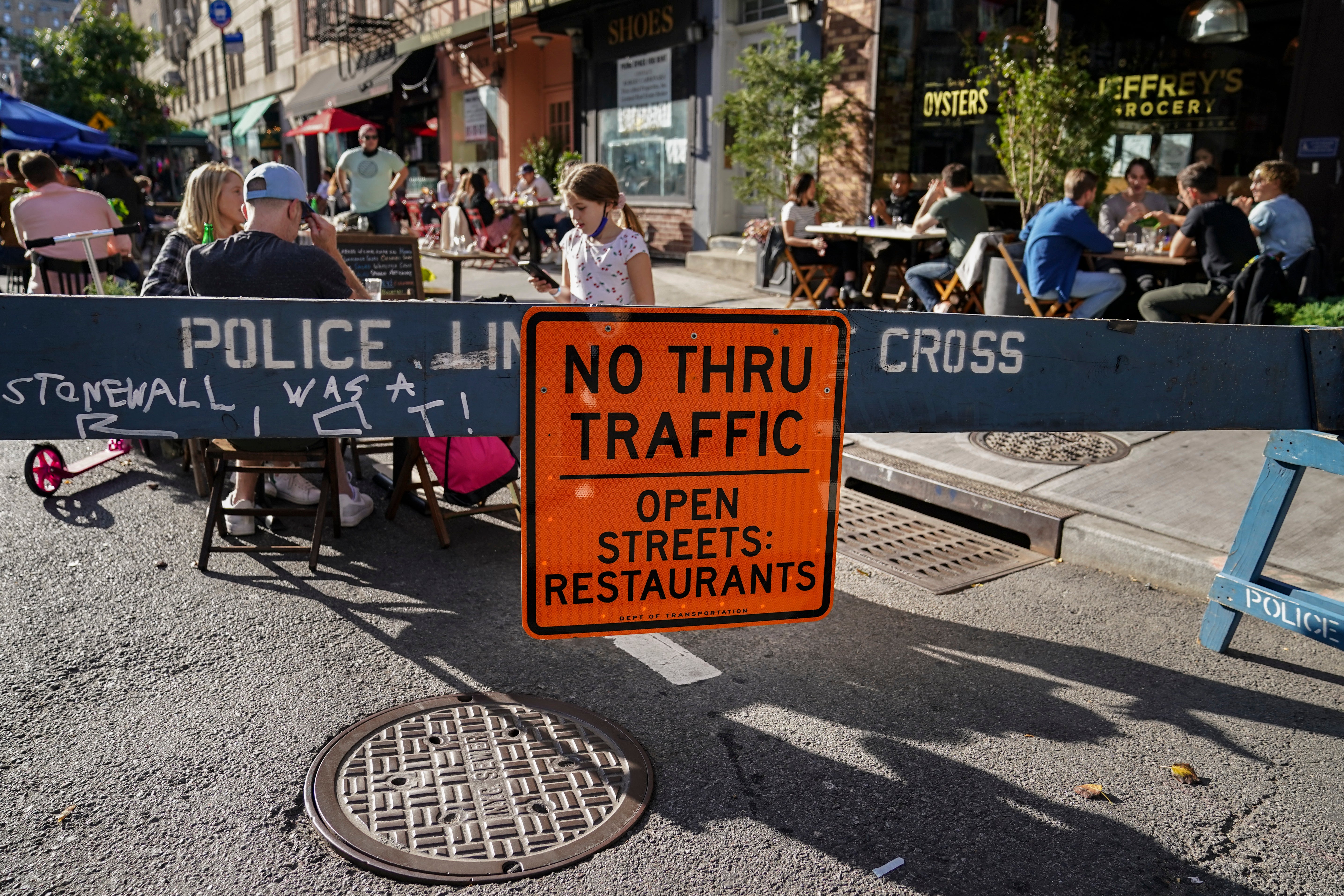 Virus Outbreak NYC Streets
