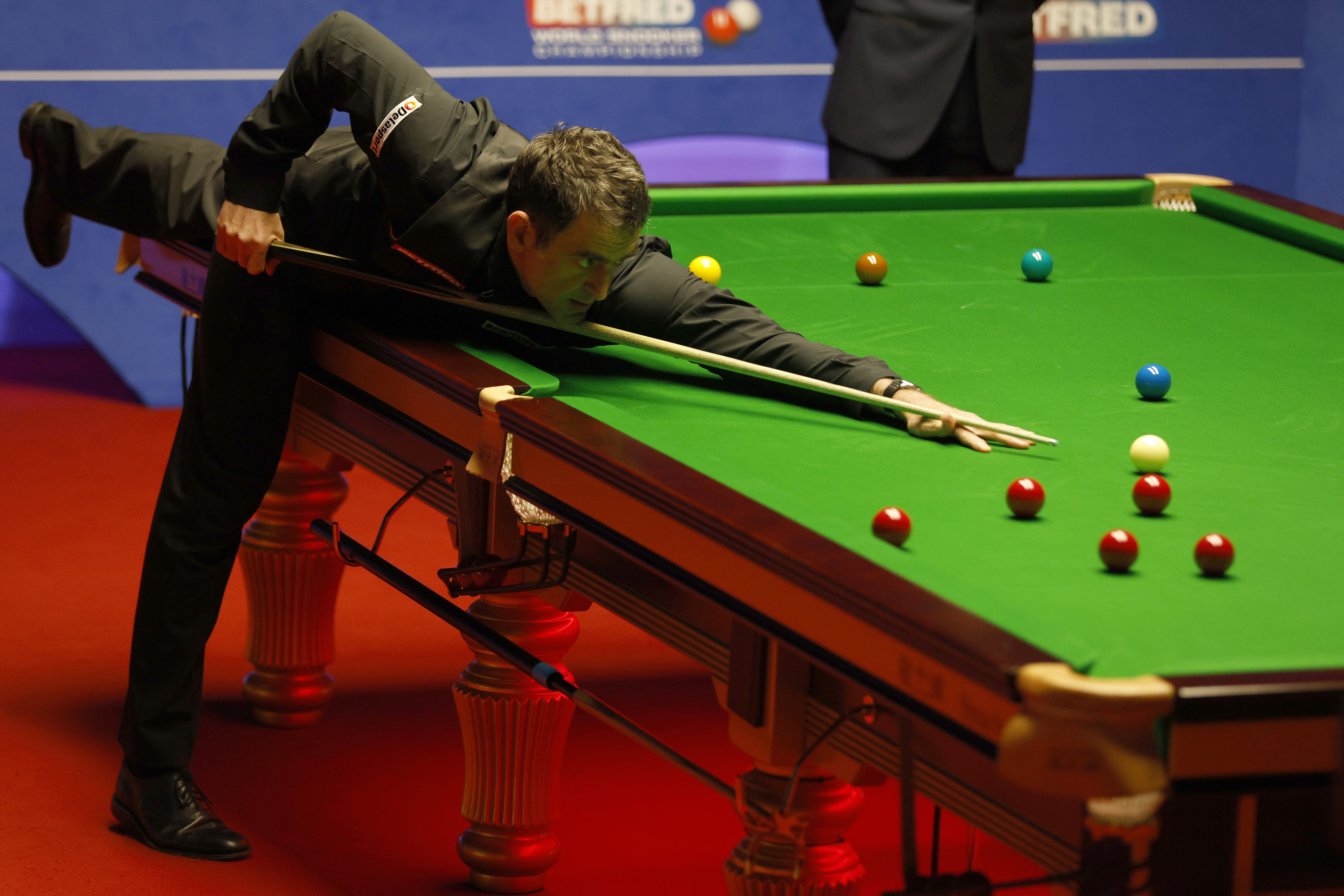 Ronnie O’Sullivan was in a fractious mood at the Crucible (Richard Sellers/PA)