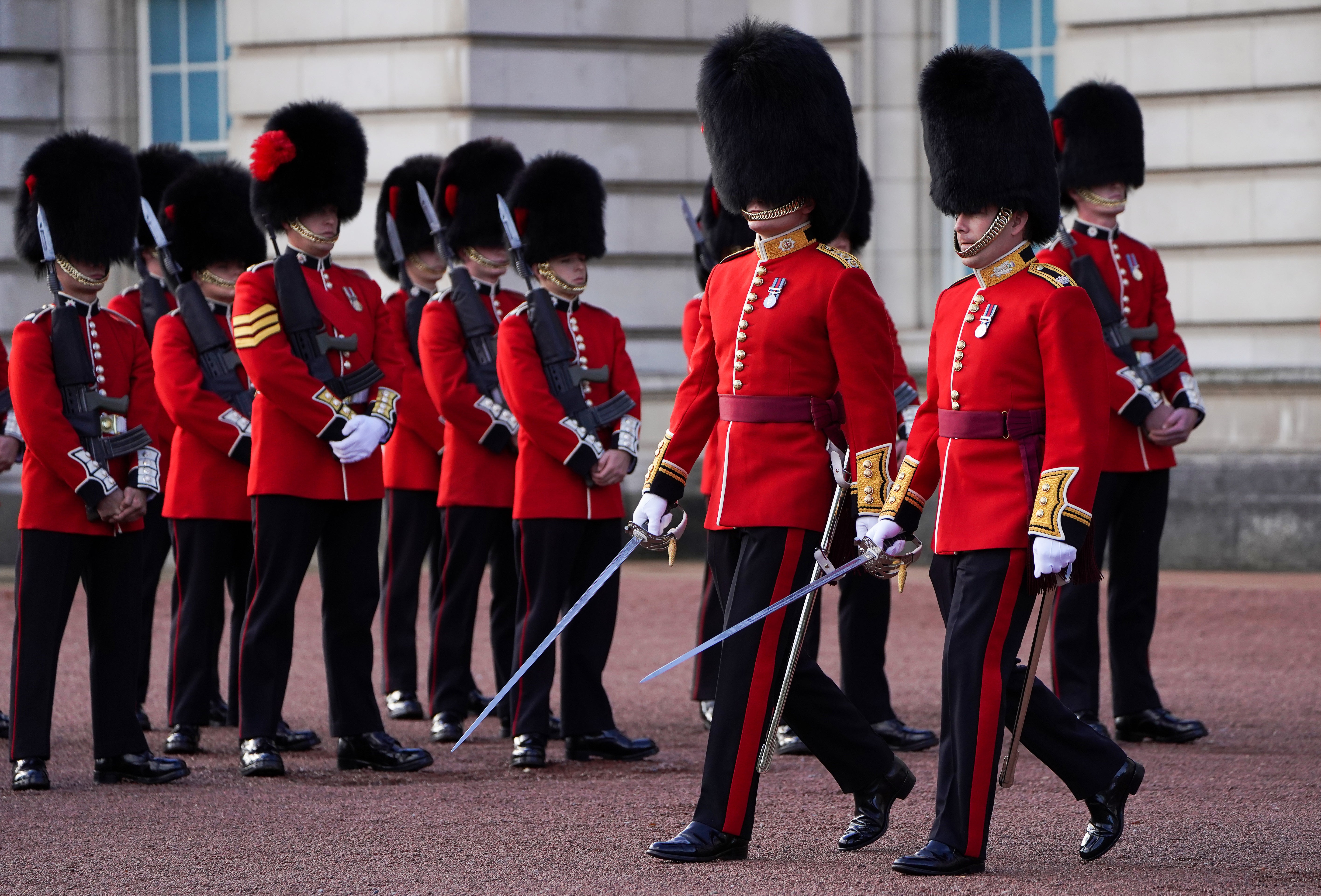 Soldiers from the Coldstream Guards (Kirsty O’Connor/PA)