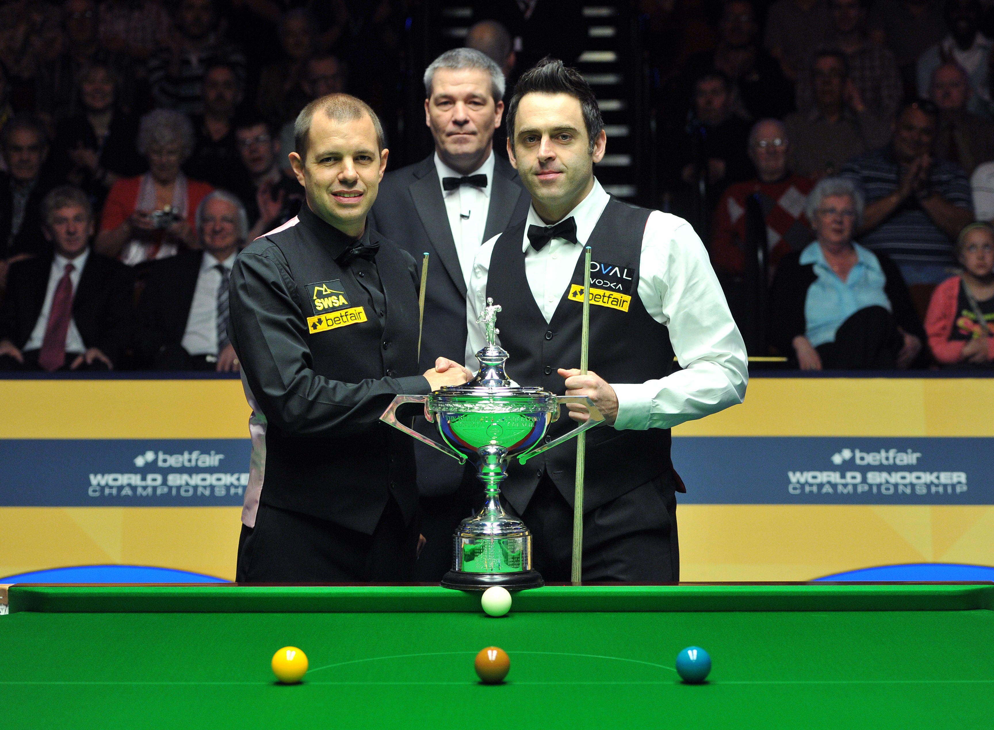 O’Sullivan notched another world crown with victory over Barry Hawkins (Anna Gowthorpe/PA)