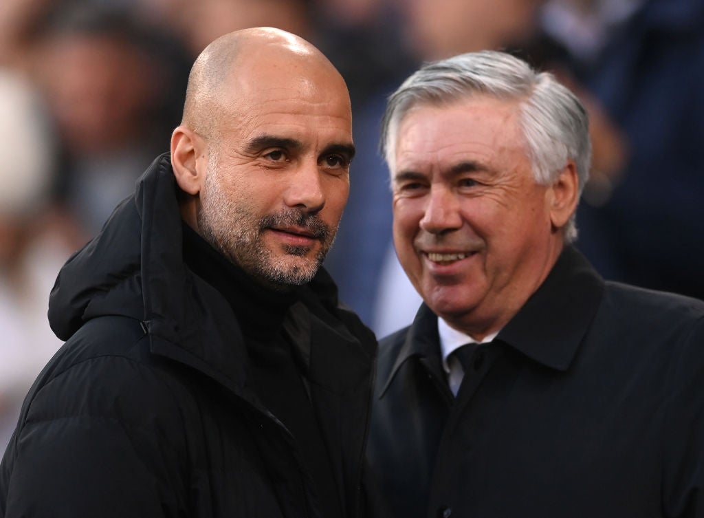 Guardiola and Ancelotti offer an intriguing contrast of styles