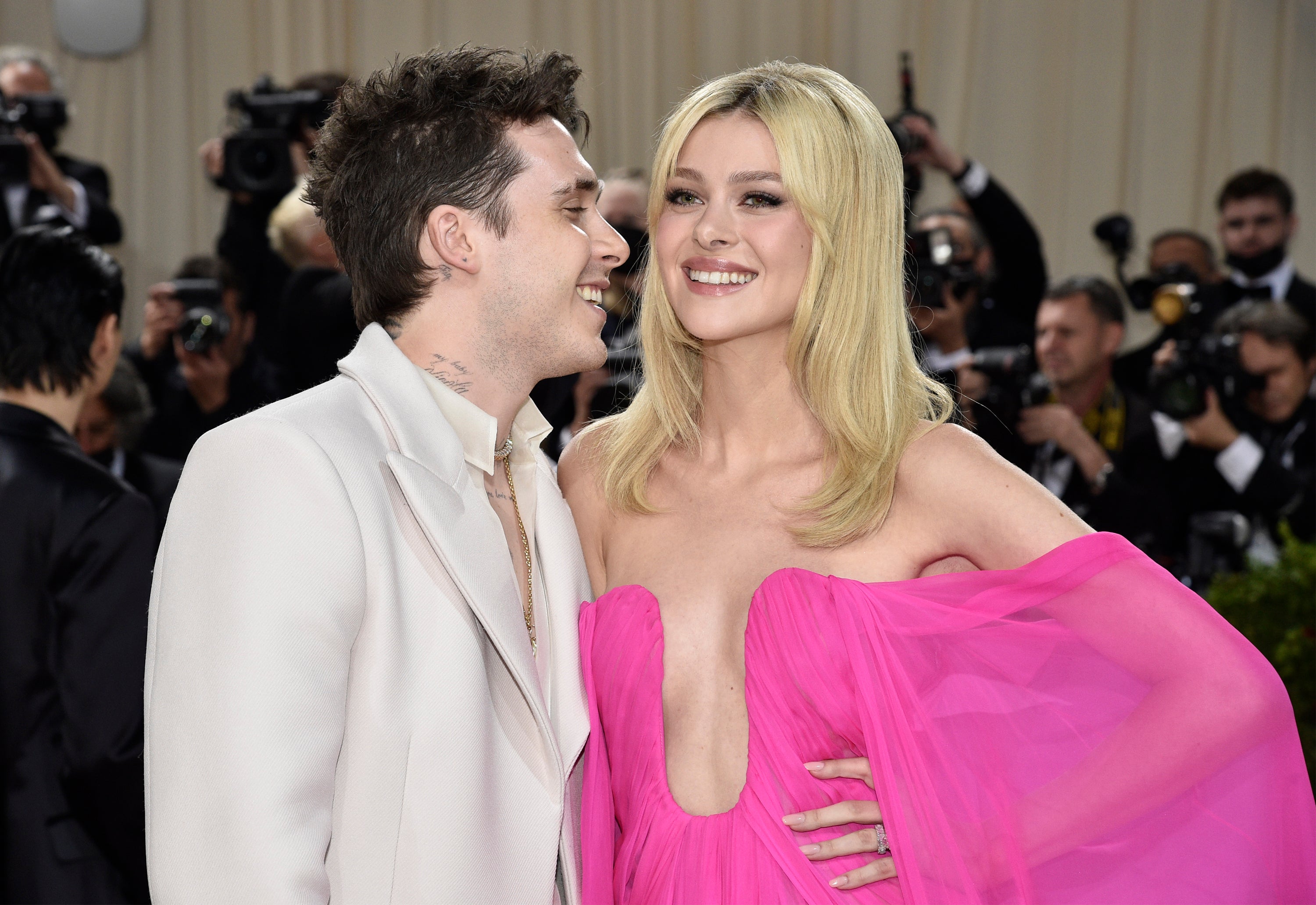 Brooklyn Beckham and Nicola Peltz debut as married couple at Met Gala (Evan Agostinii/AP)