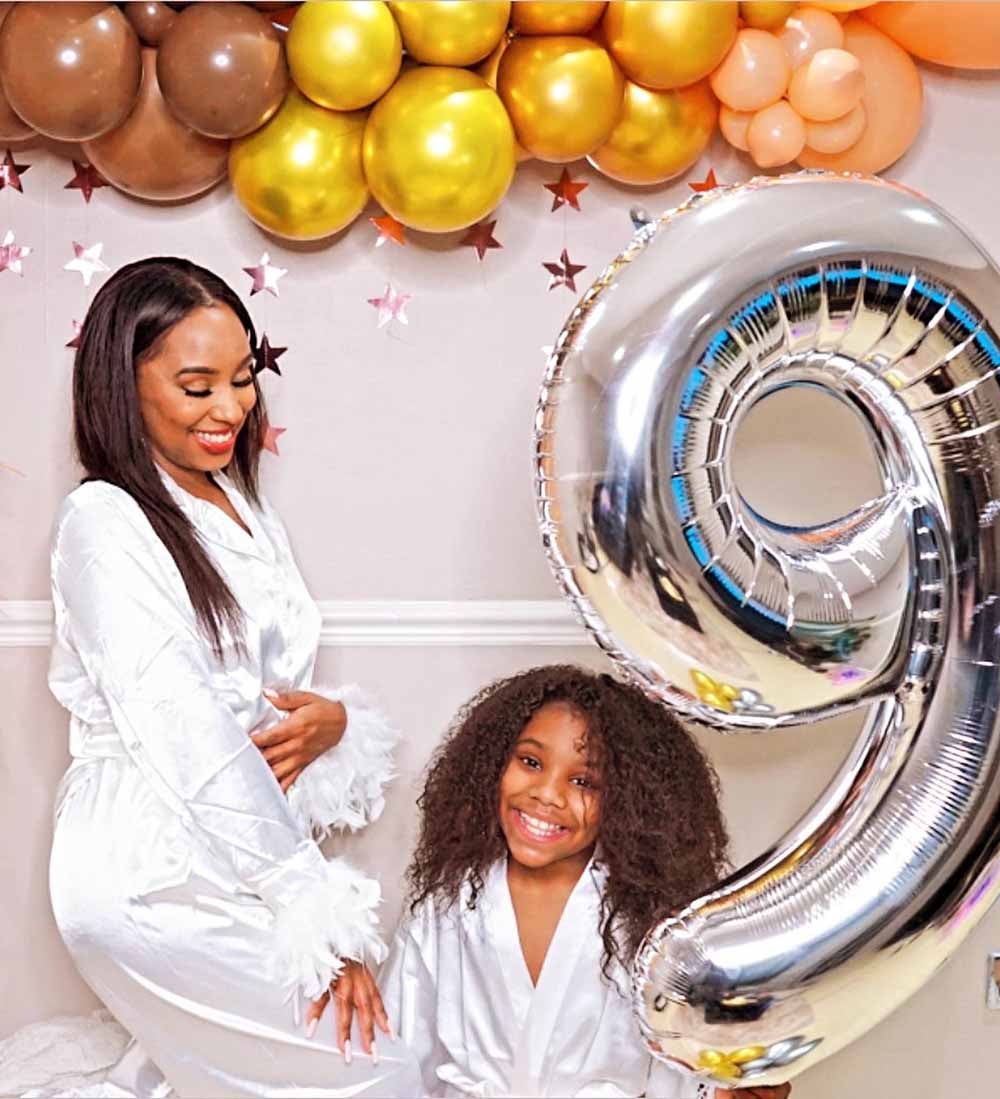 Liyah and Skylar-Rose enjoying a birthday photoshoot (PA Real Life/Remi_LDN)