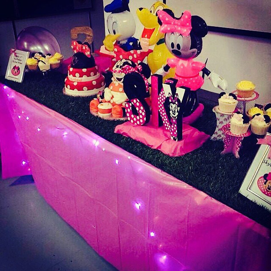 For her second birthday, Skylar-Rose had a Minnie Mouse themed party (PA Real Life/Collect)