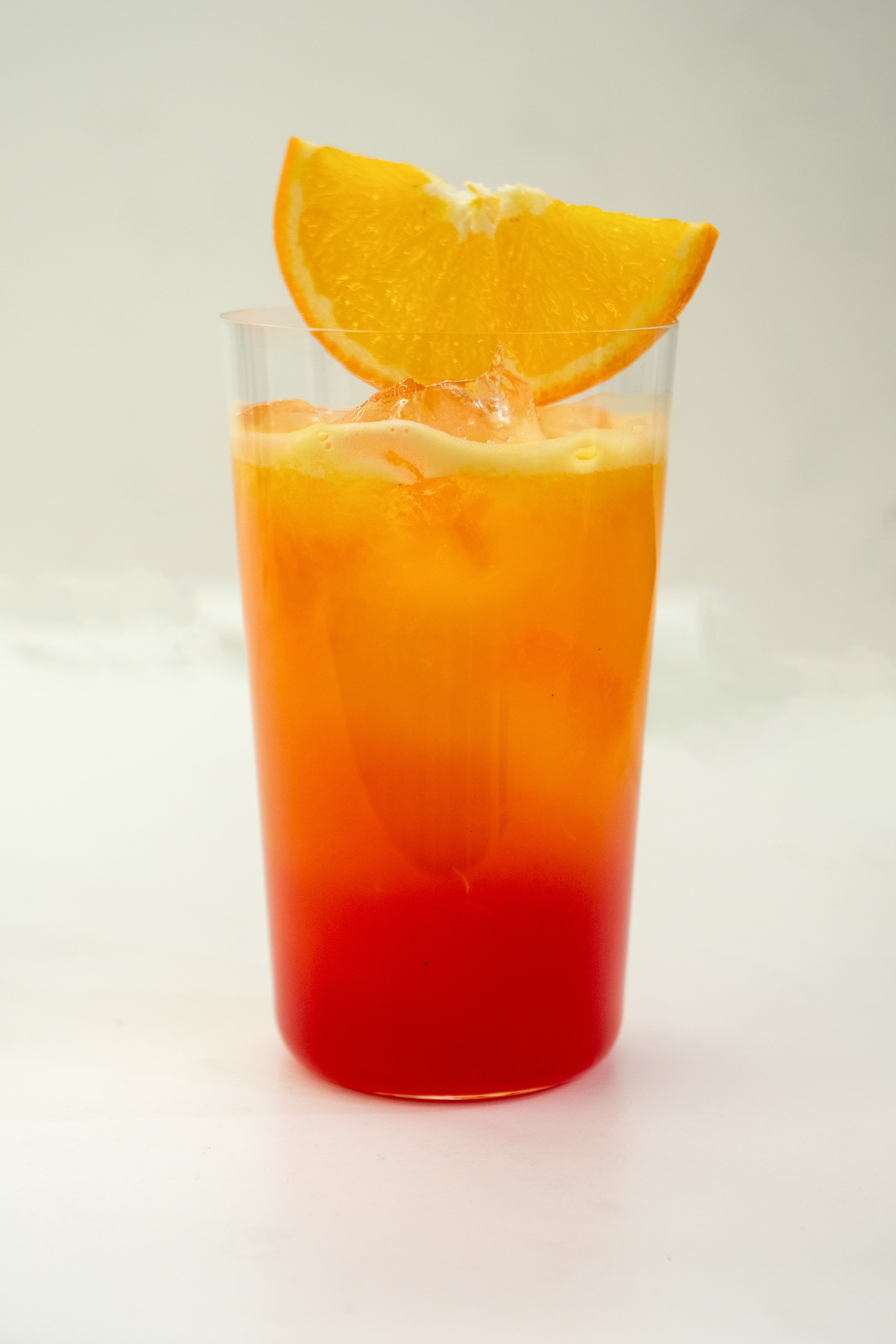 The key to the best Garibaldi is very fresh, very frothy citrus juice