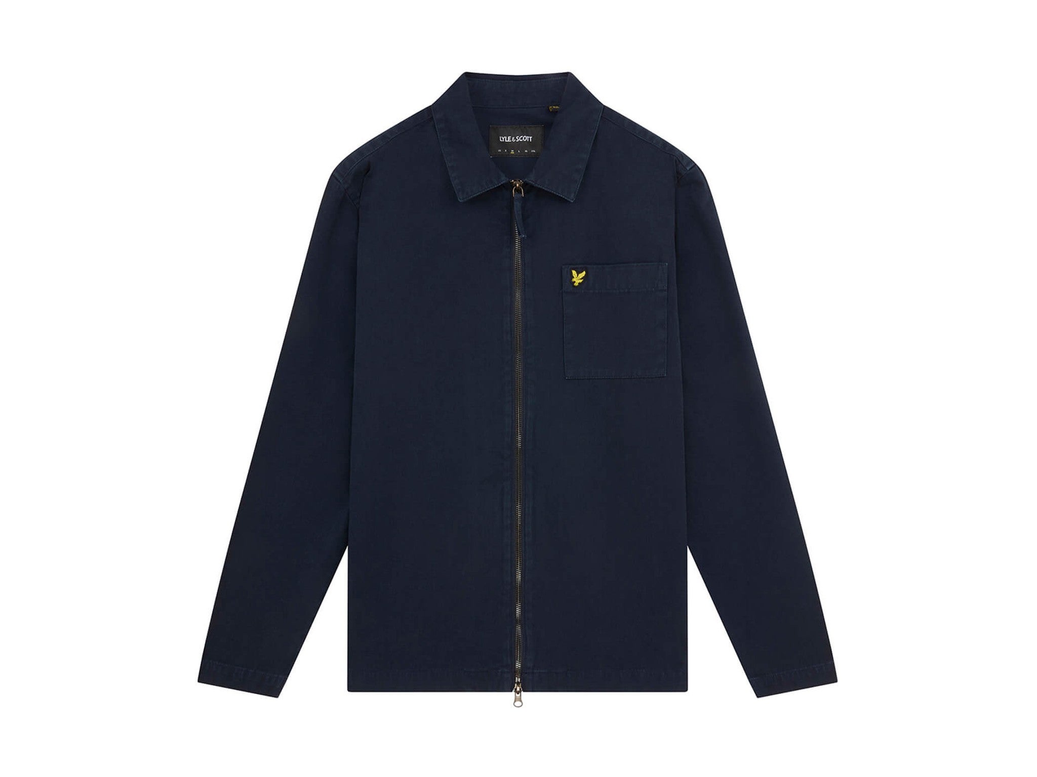 Lyle & Scott washed twill overshirt indybest