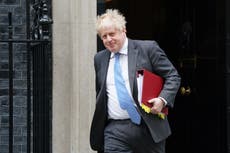 Boris Johnson says he has not received police questionnaire over staff leaving do