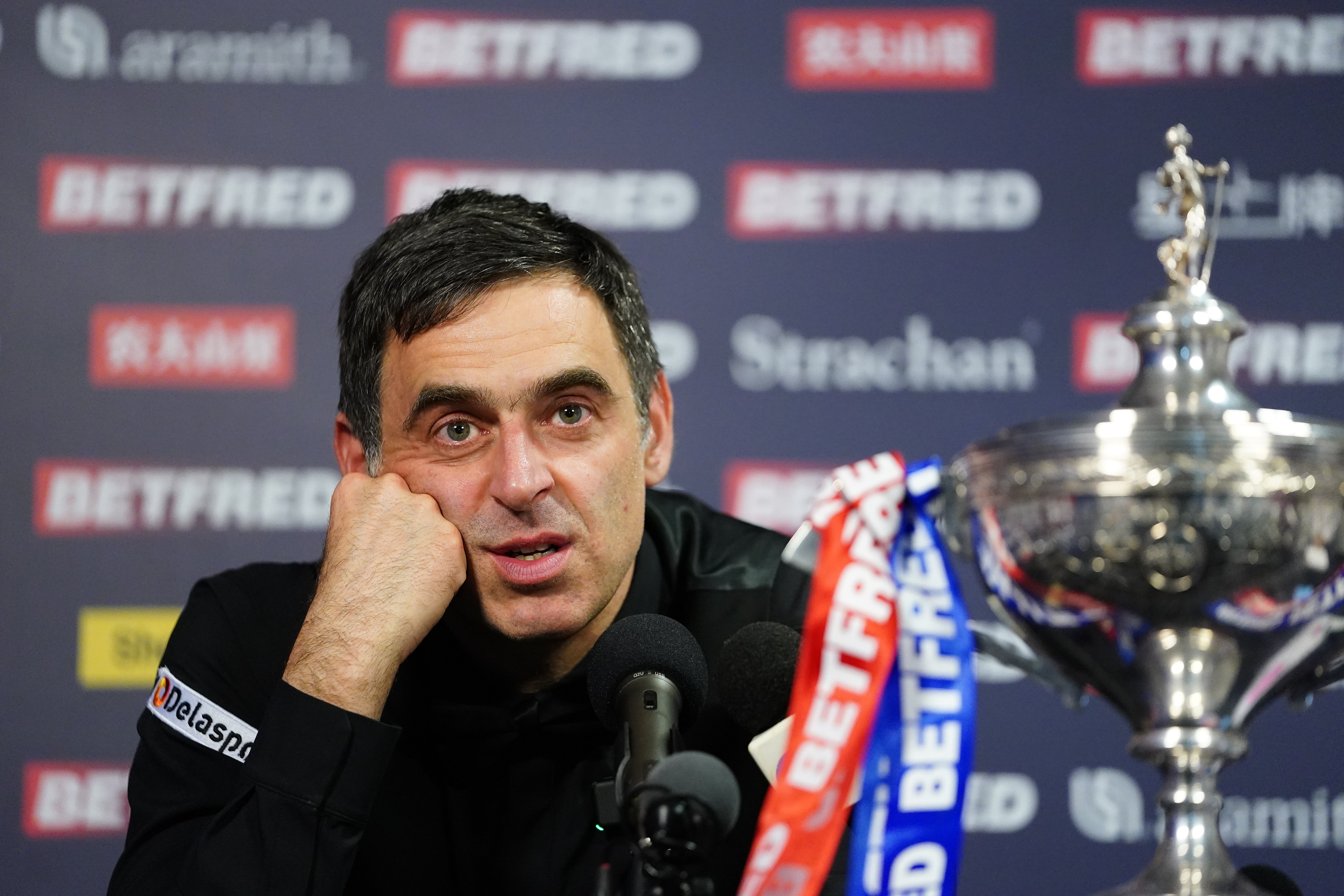 O’Sullivan is a seven-time world champion but has often been fed up with snooker