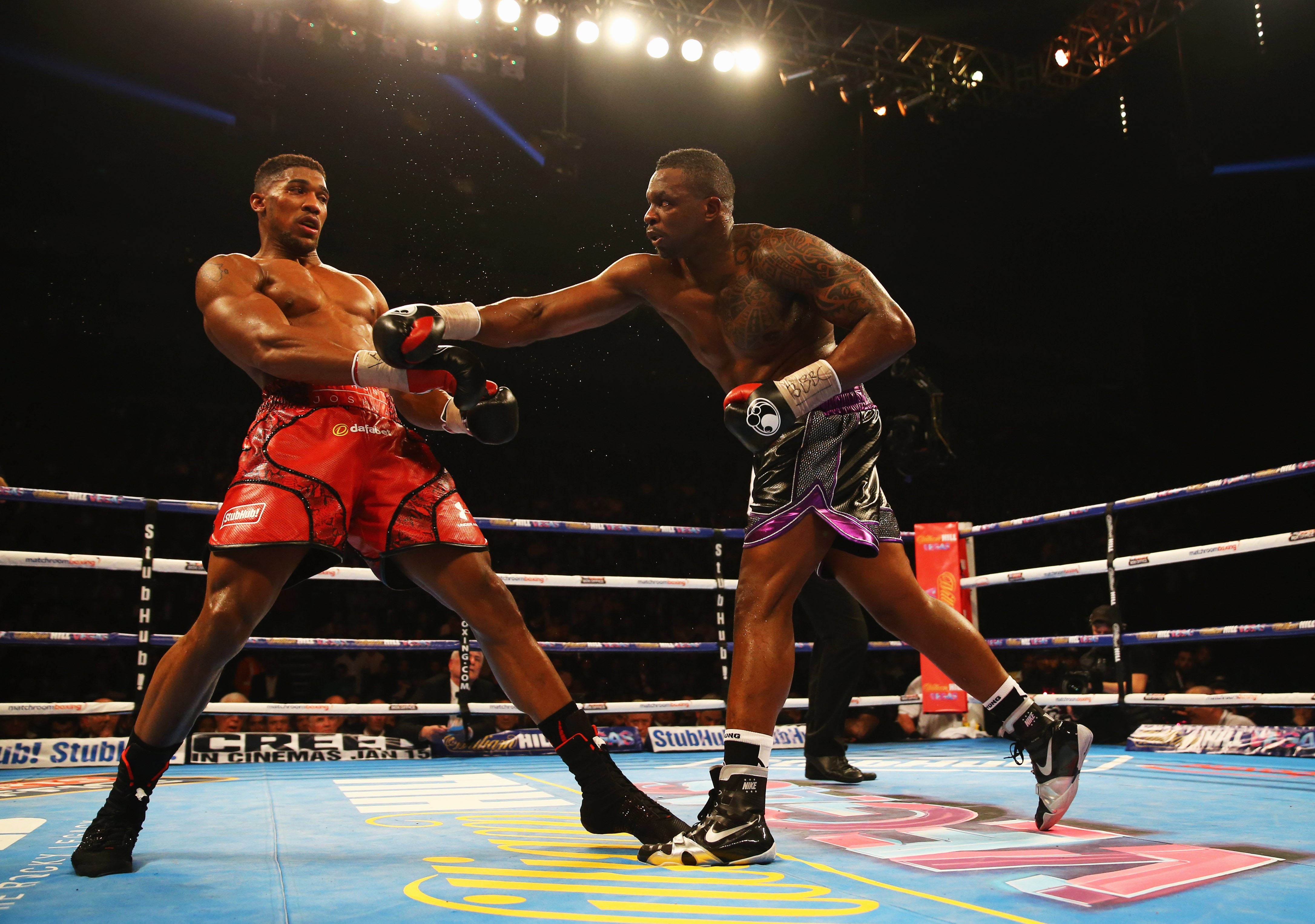 Whyte beat Anthony Joshua as an amateur but lost to his fellow Briton as a professional