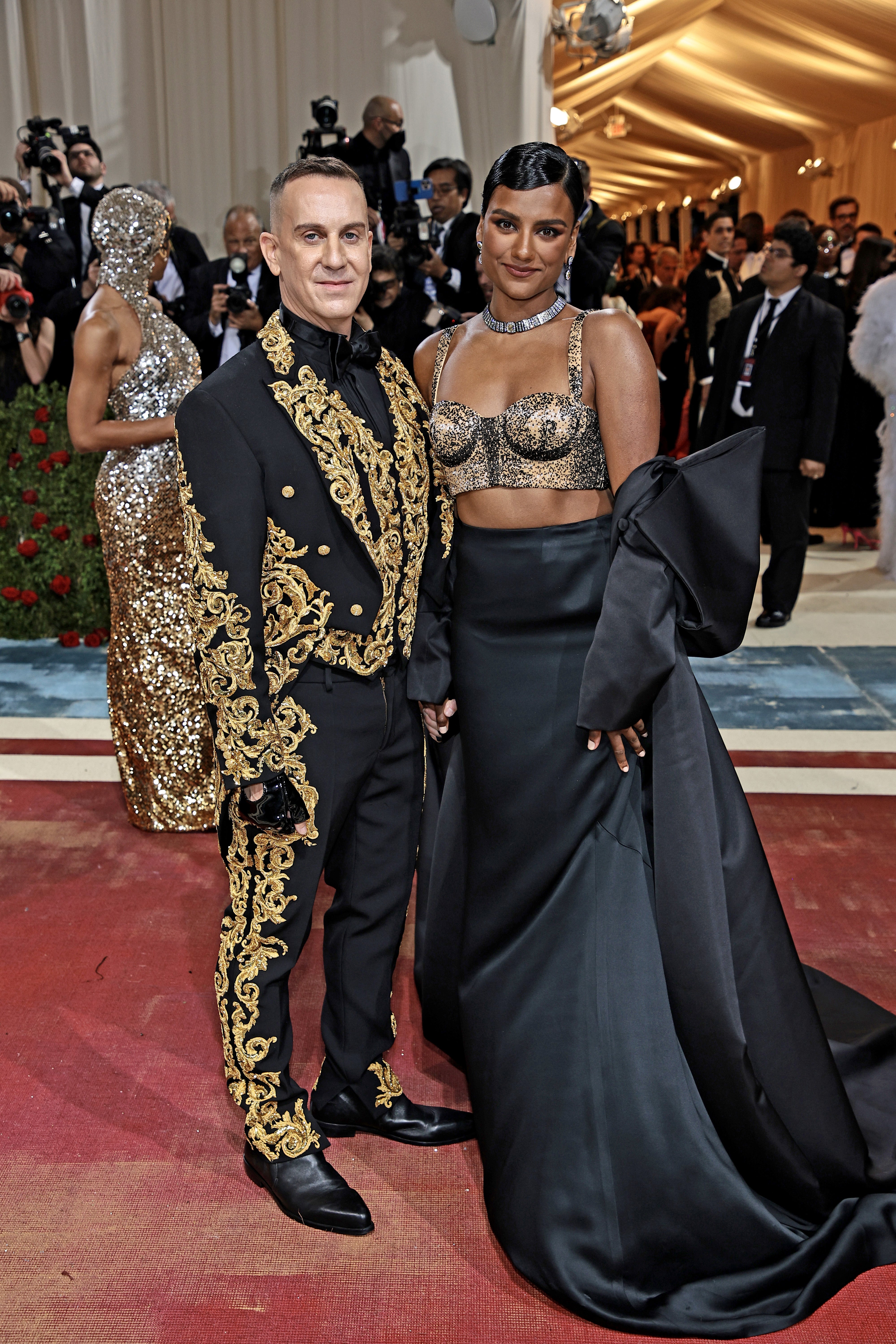 Jeremy Scott and Simone Ashley at the 2022 Met Gala