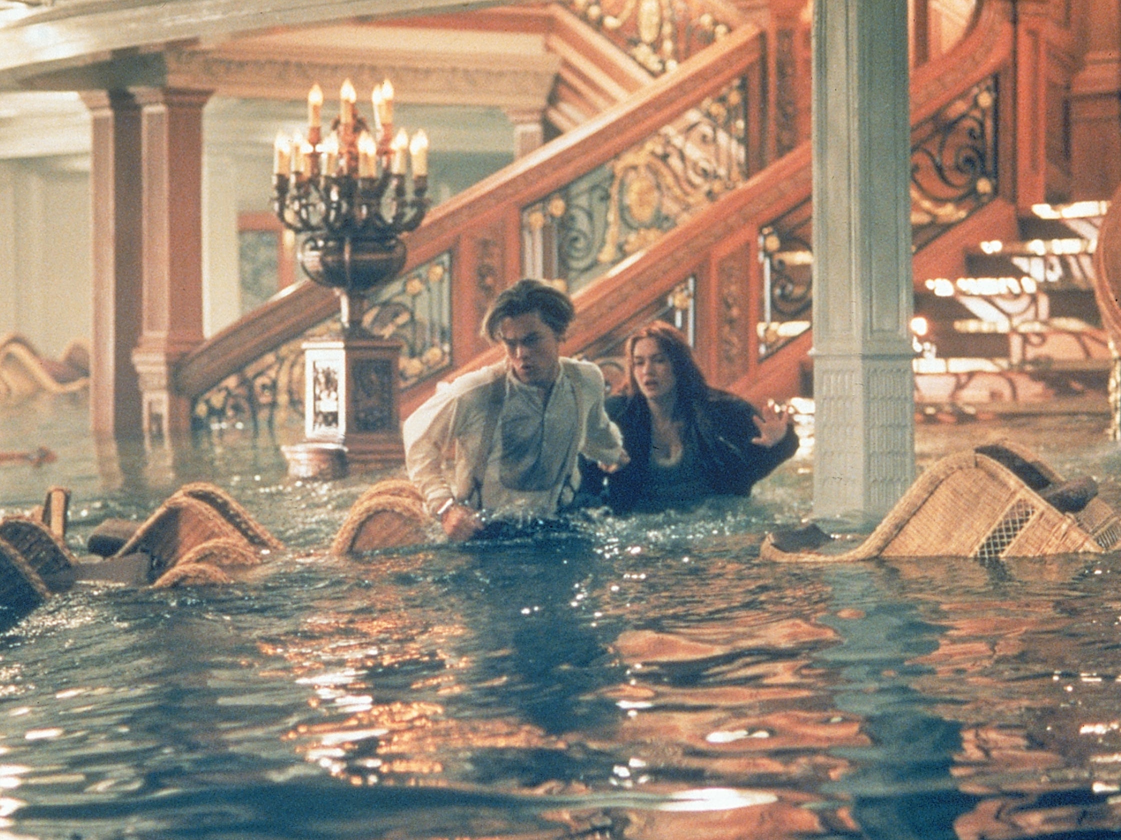 Leonardo DiCaprio and Kate Winslet in ‘Titanic’