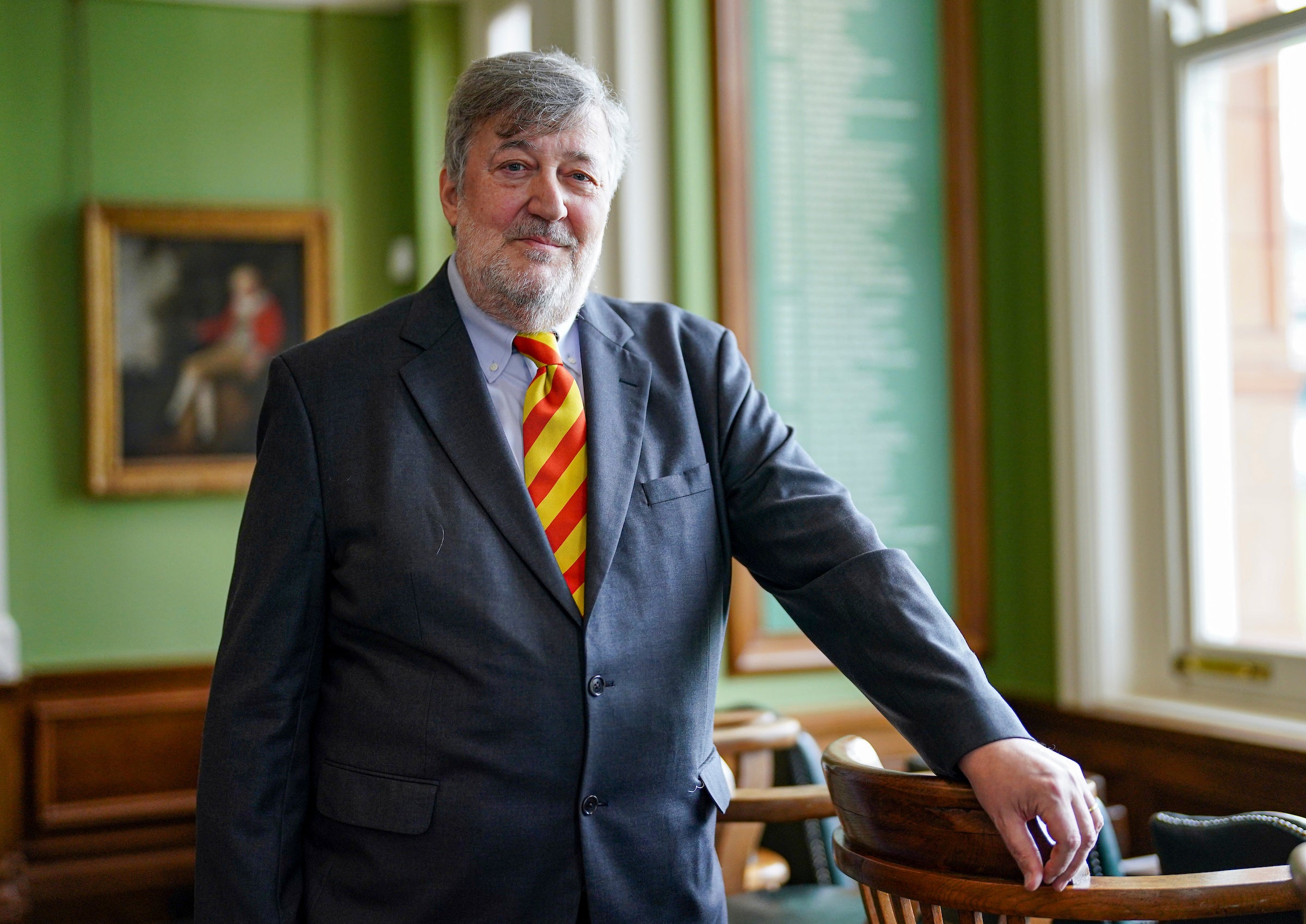 Stephen Fry at Lord’s (Jed Lester/MCC)