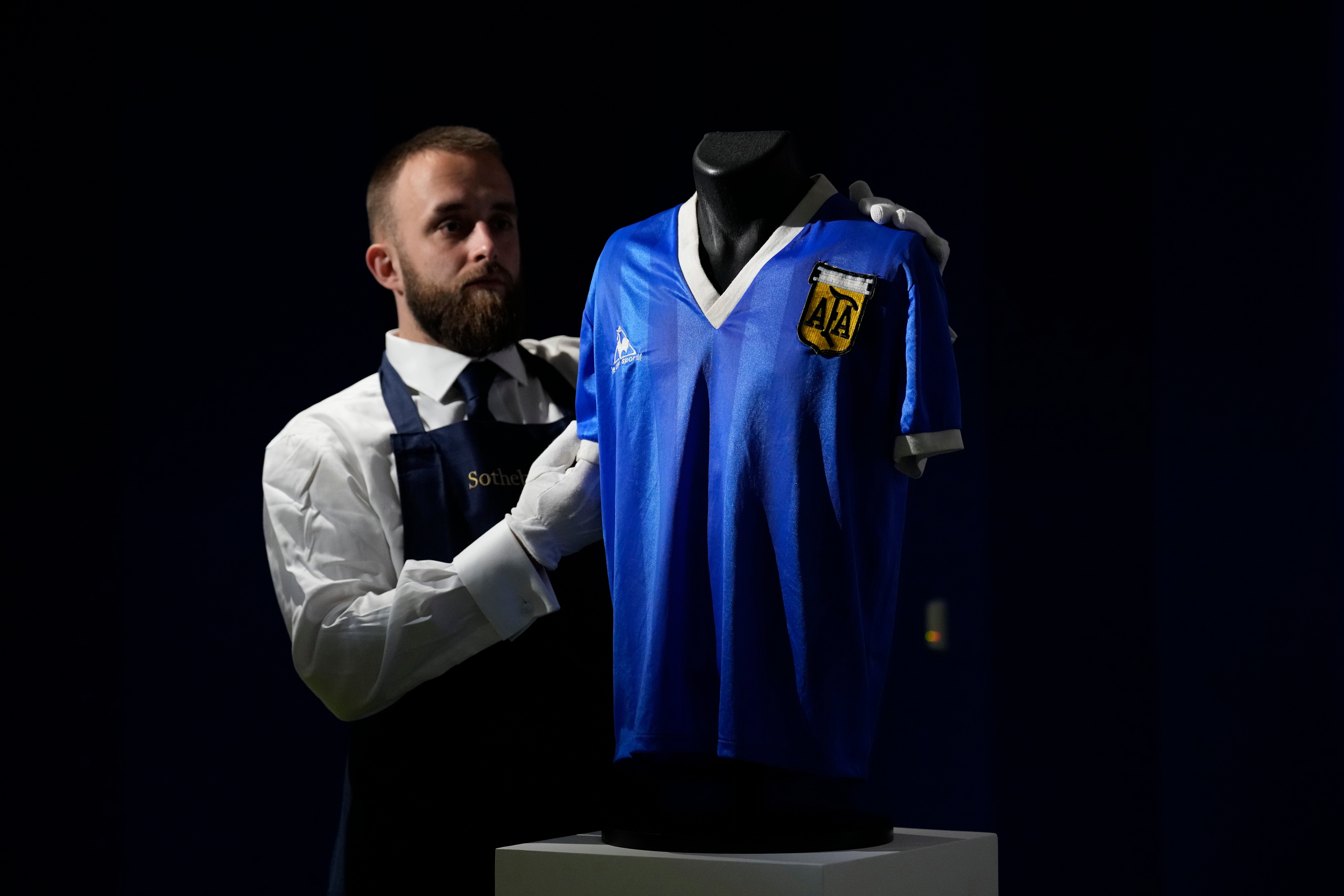 Britain Maradona's Shirt