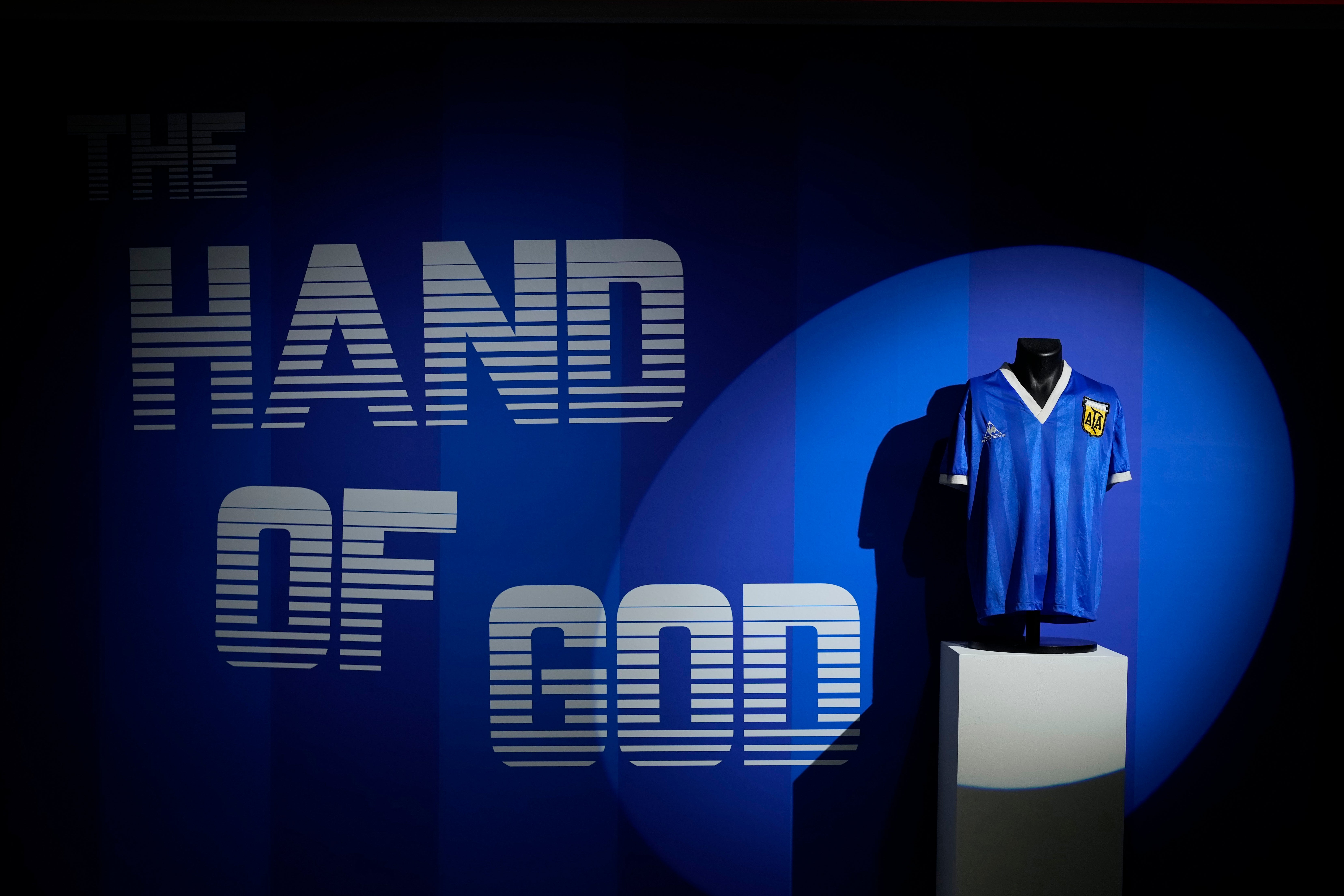 Britain Maradona's Shirt