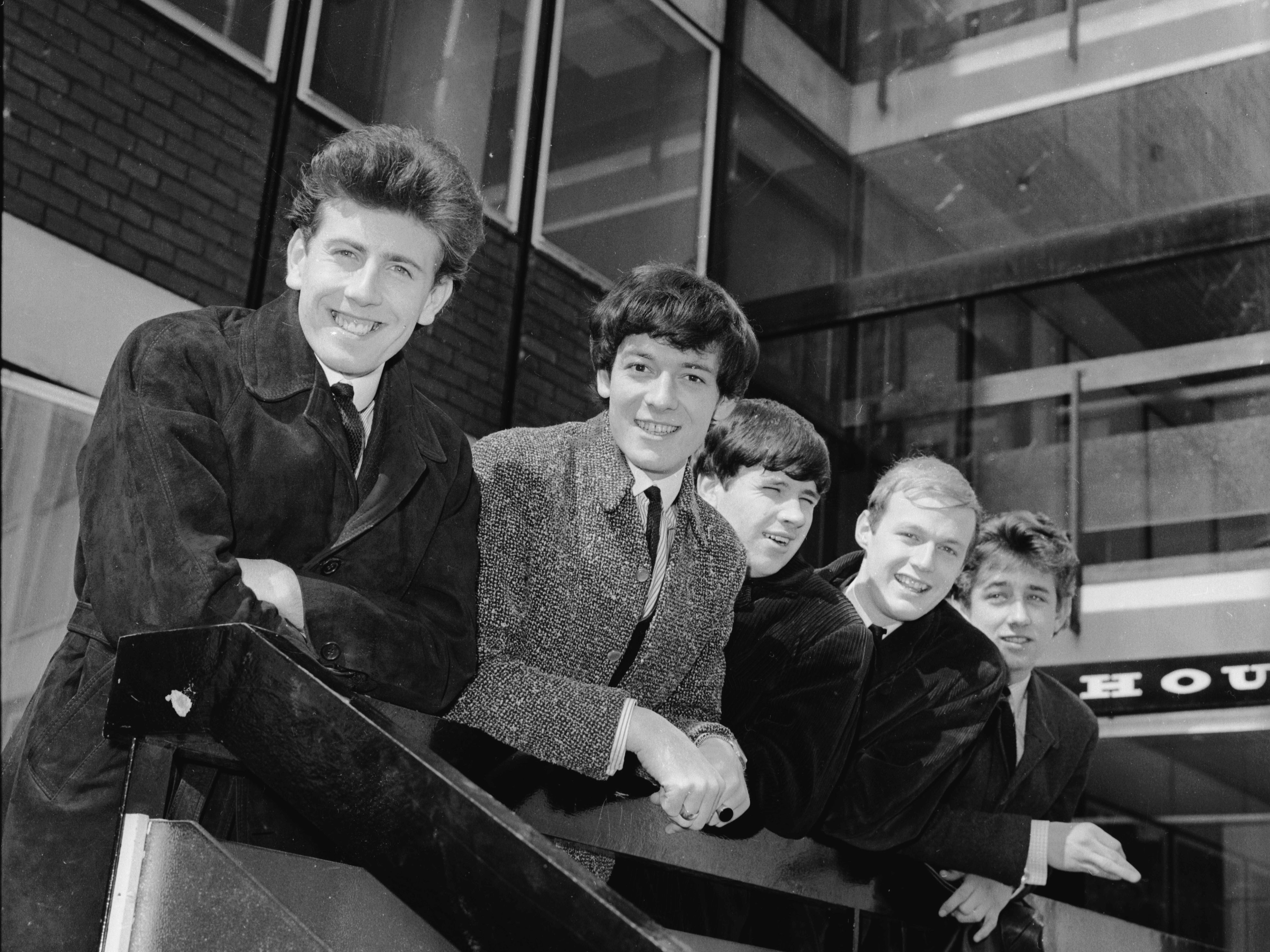 The Hollies in 1964. From left: Graham Nash, Allan Clarke, Eric Haydock, Bobby Elliott and Tony Hicks