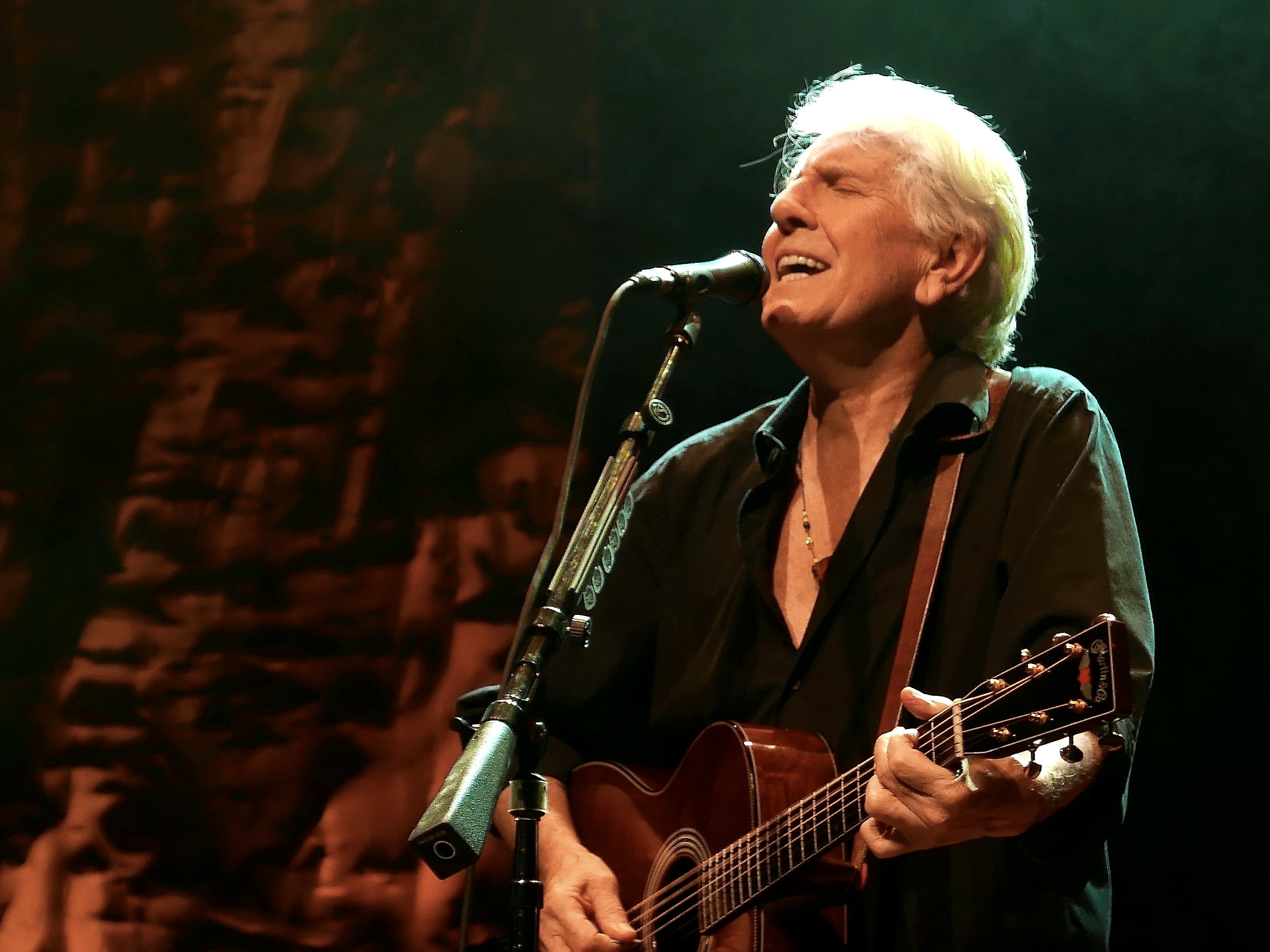 Graham Nash performing live in 2019