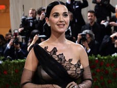 Katy Perry suffered wardrobe malfunction with her shoes during Met Gala 