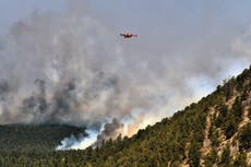 President declares disaster in New Mexico wildfire zone