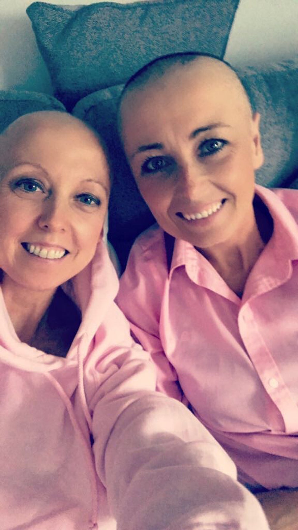 Tracey and Cathy were both diagnosed with stage two breast cancer (Collect/PA Real Life)