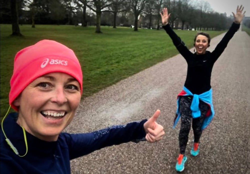 Training for their 10K races (Collect/PA Real Life)