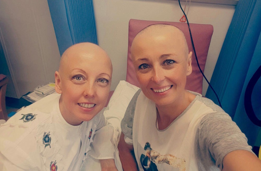 The sisters during their treatment together (Collect/PA Real Life)