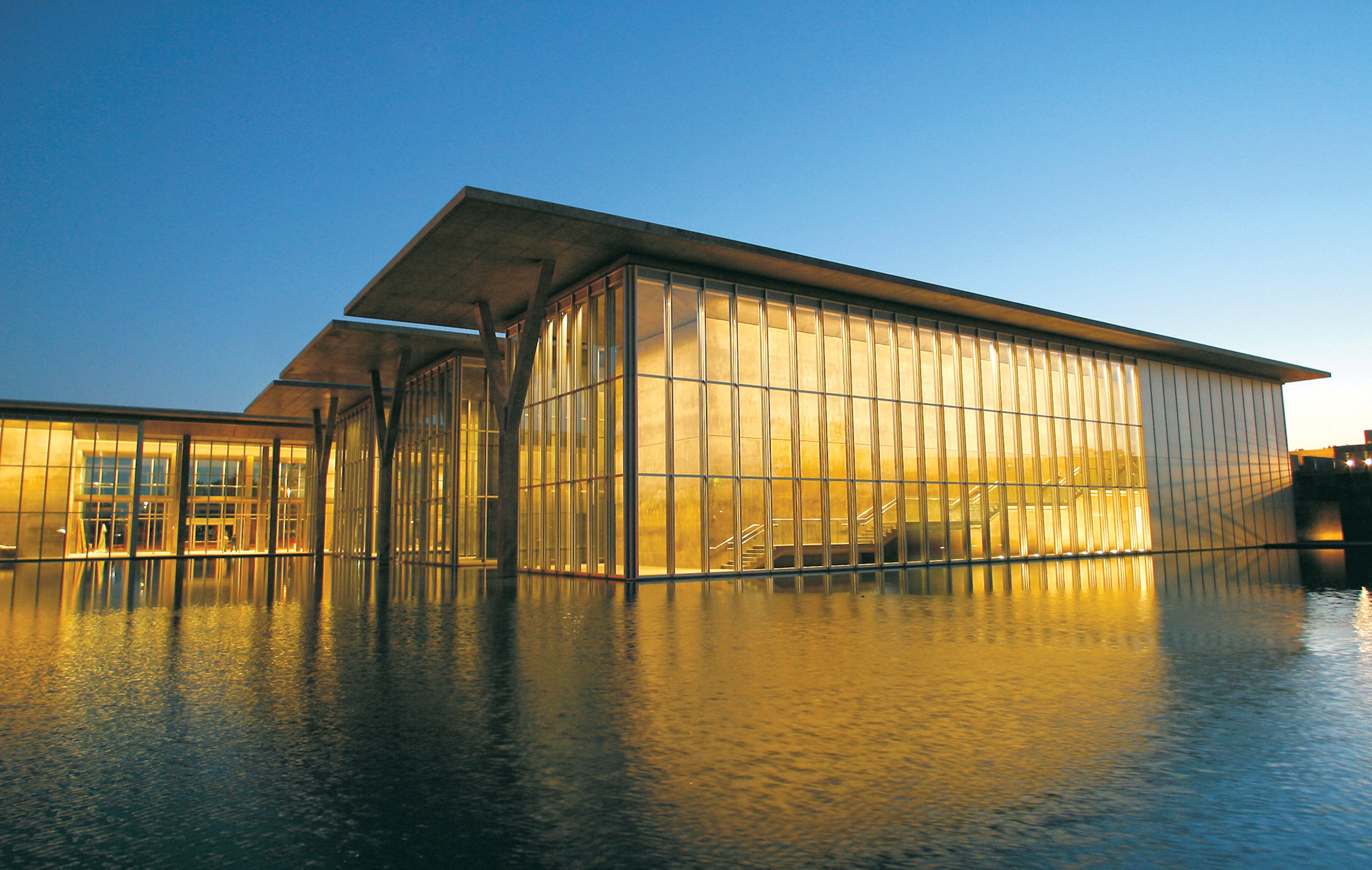 Visit the Modern Art Museum to catch contemporary art in a stunning setting