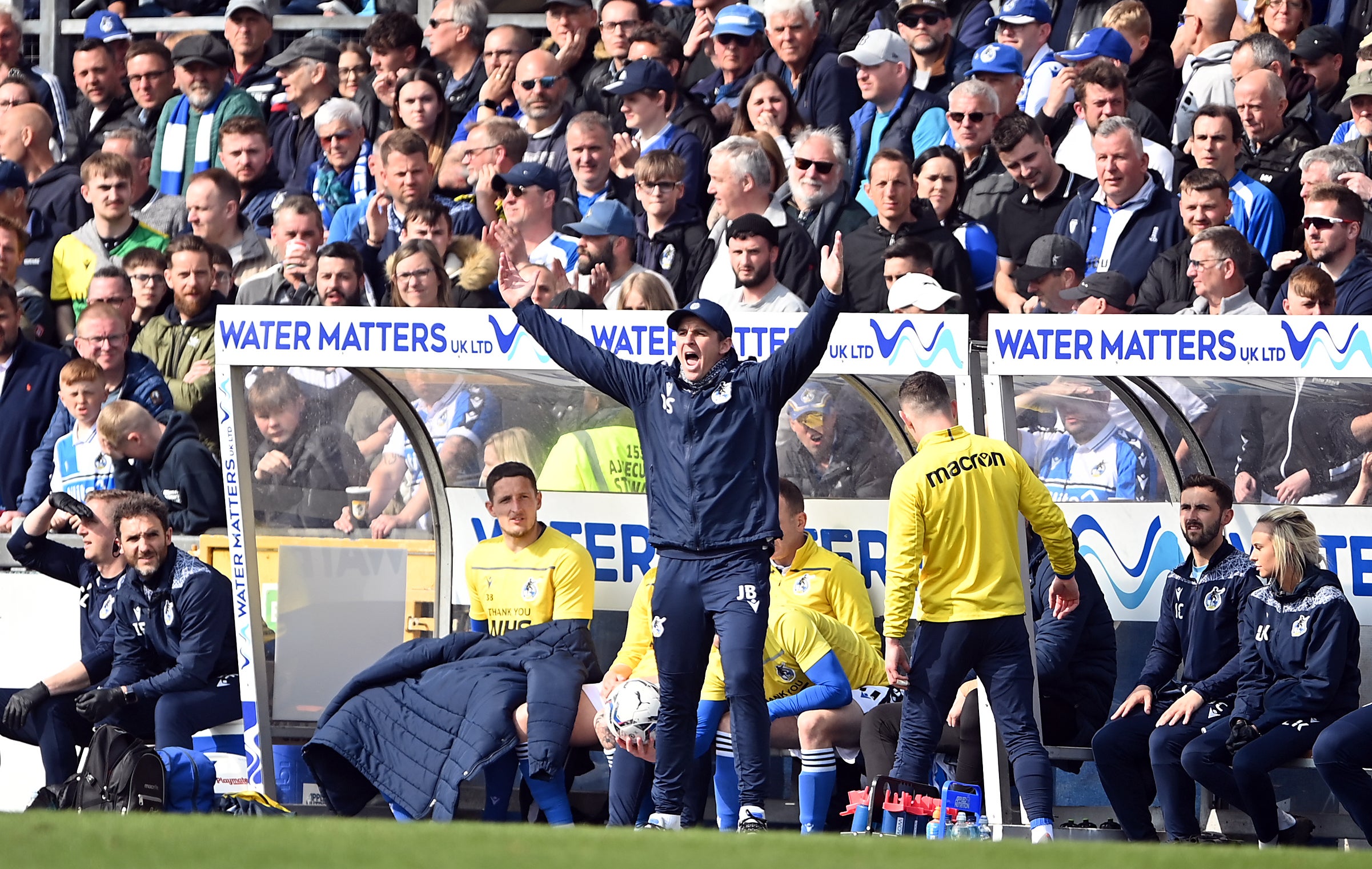 Joey Barton’s Bristol Rovers may need to go goal-crazy to snatch third place (Simon Galloway/PA)