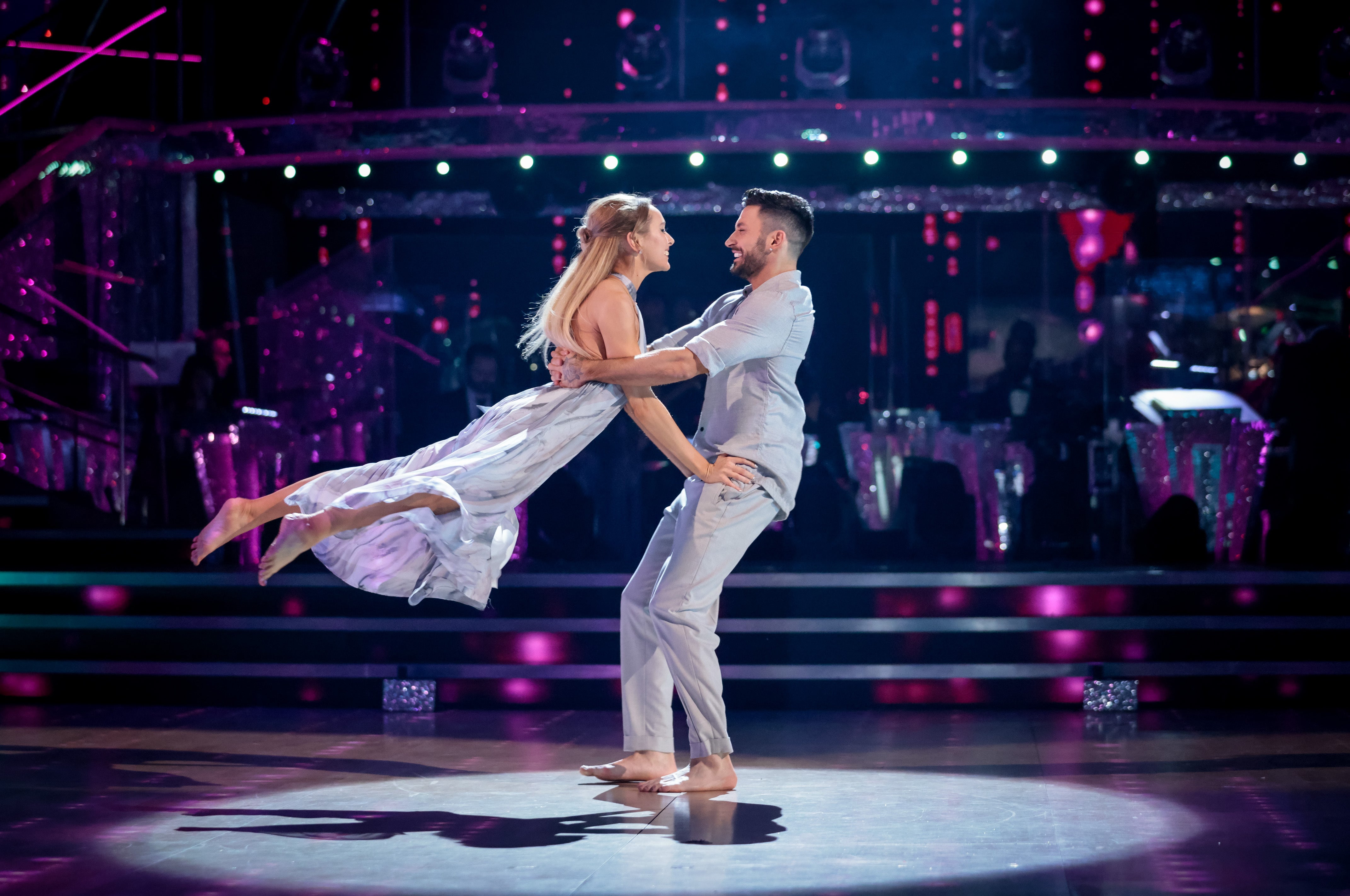 Ayling-Ellis performed part of a Strictly Come Dancing routine in silence as a tribute to the deaf community (Guy Levy/BBC/PA)