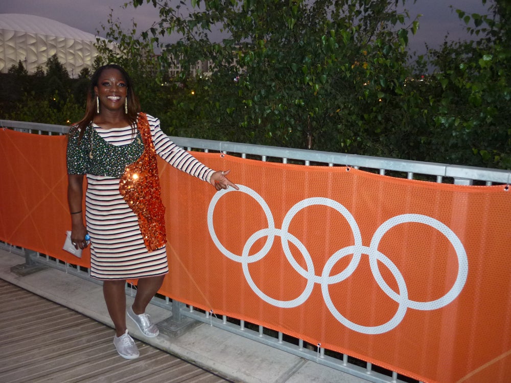 Karen at the Olympic opening ceremony 2012 (Collect/PA Real Life)