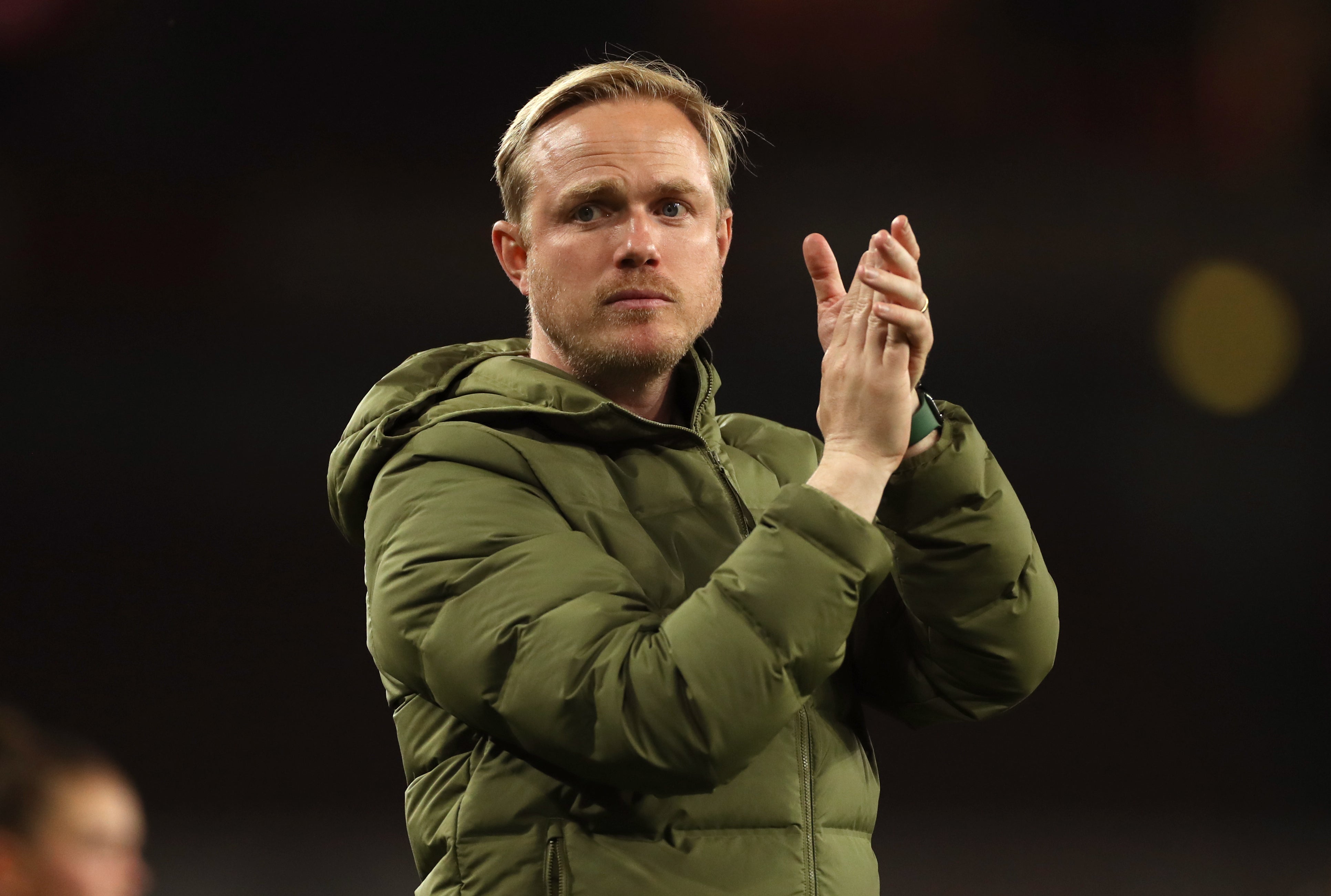 Arsenal Women manager Jonas Eidevall has also signed a new two-year deal (Bradley Collyer/PA)