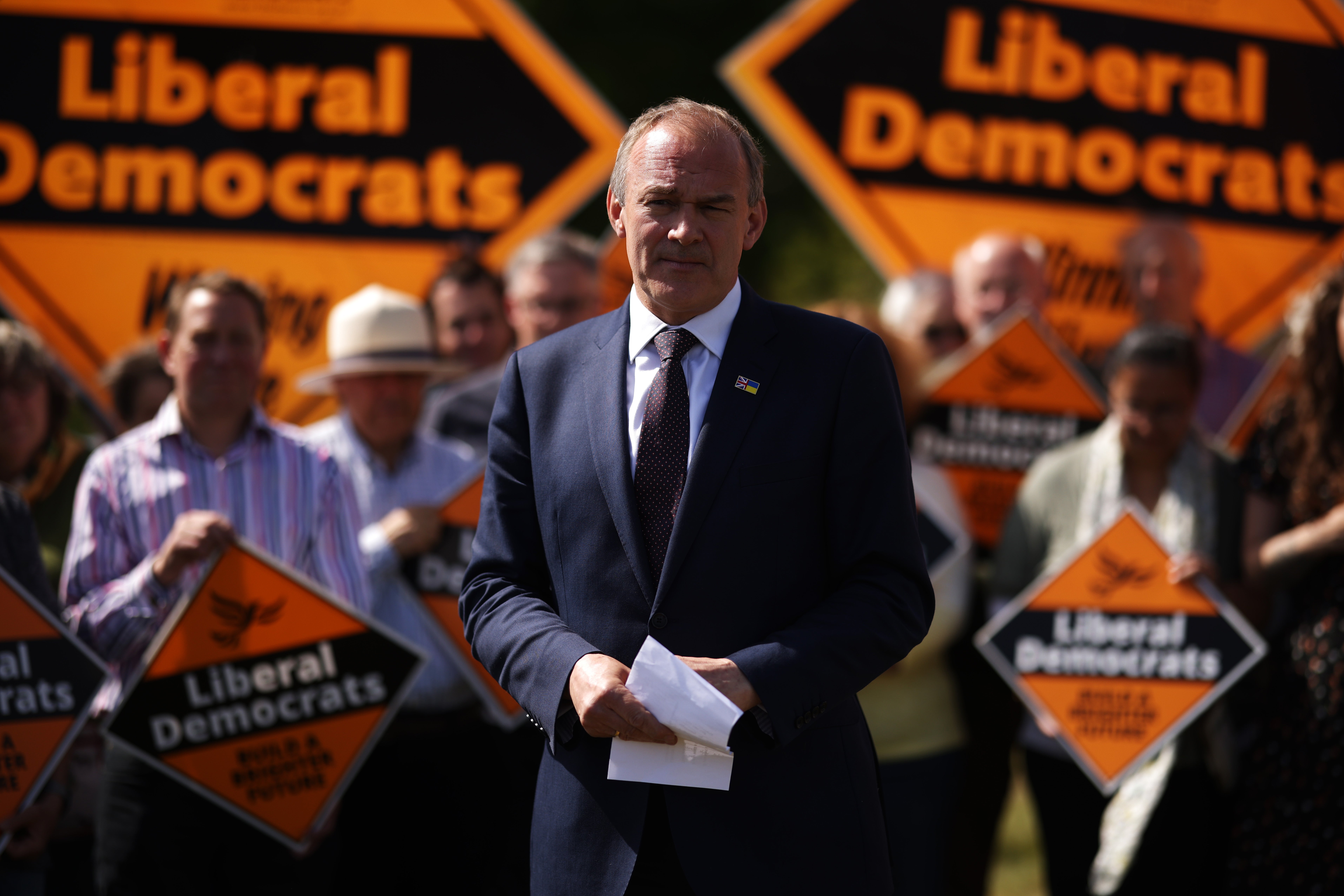 The Liberal Democrat leader, Sir Ed Davey