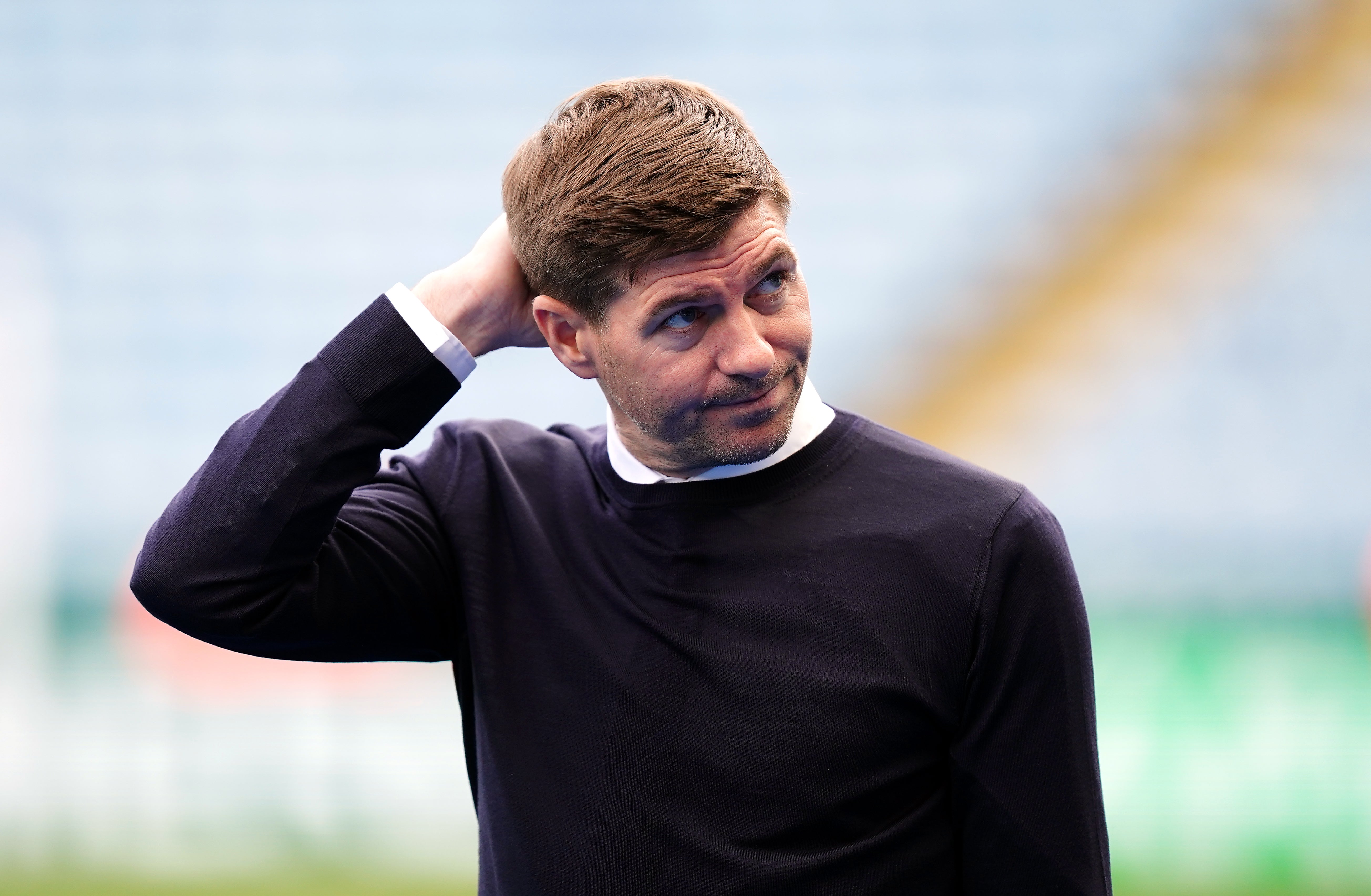 Steven Gerrard says Aston Villa’s season has been an under-achievement (Mike Egerton/PA)