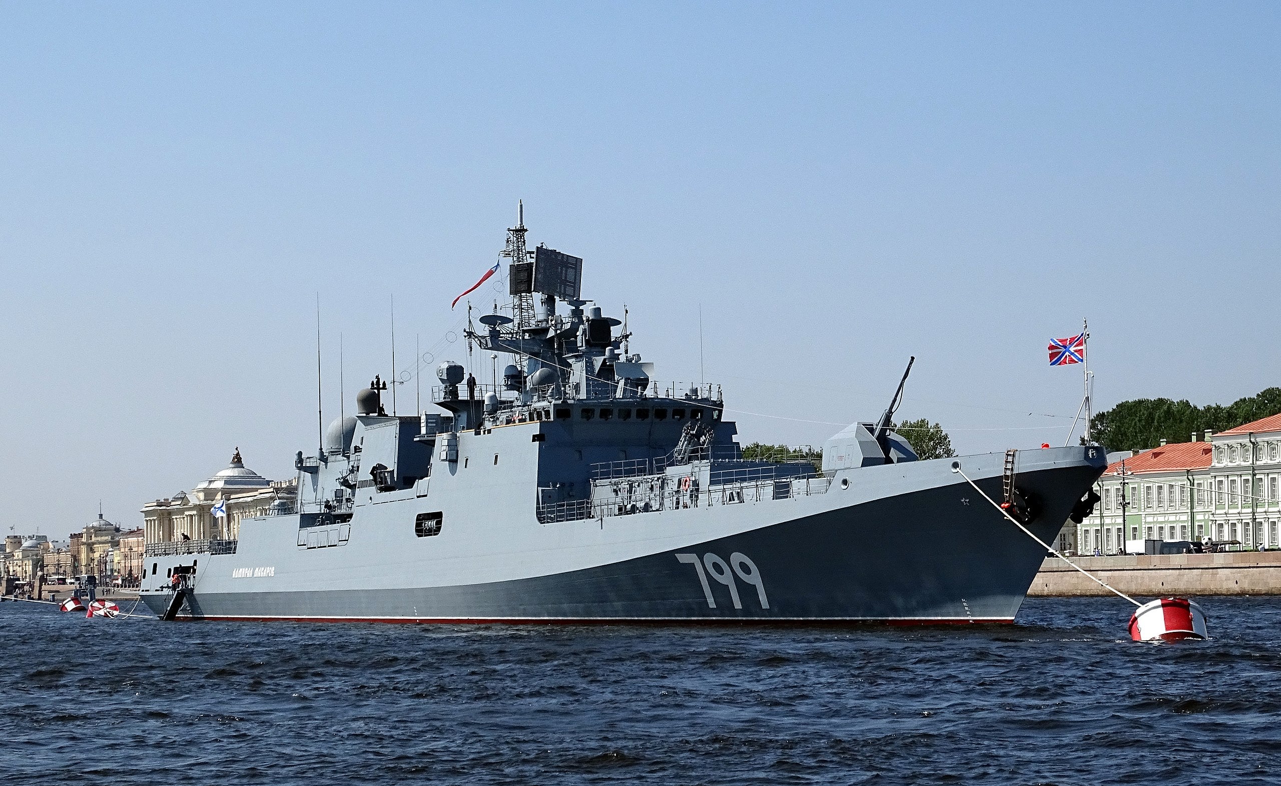 ‘Admiral Makarov’ at a port in 2018