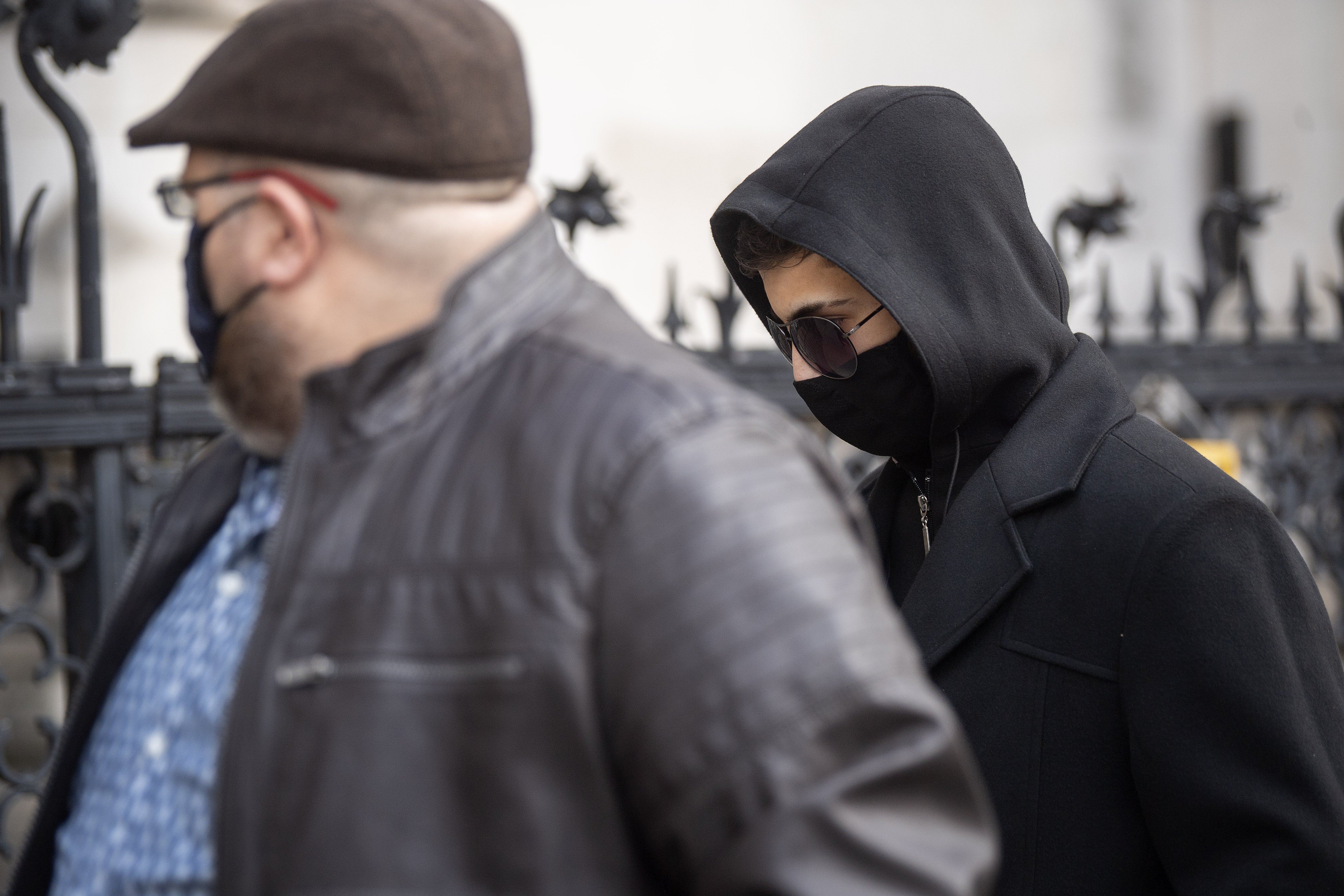 Jamal Hijazi (right) attends the Royal Courts of Justice last year