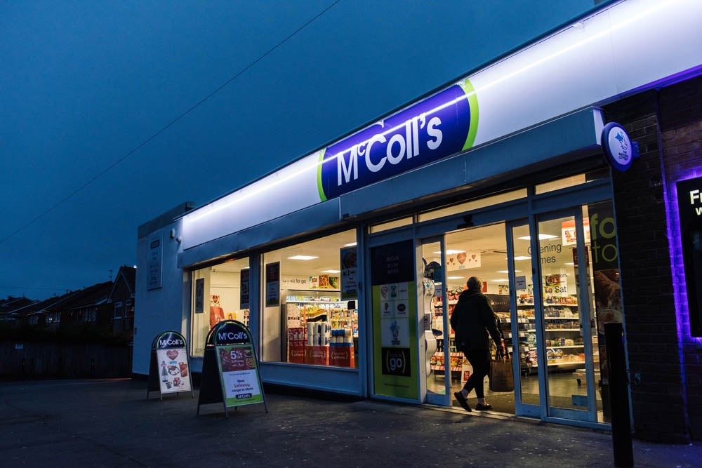 The Blackburn branch of McColl’s