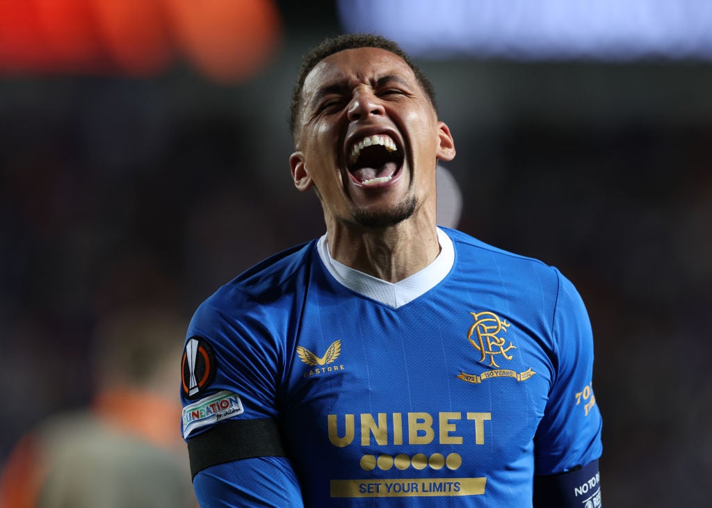 Rangers captain and right back James Tavernier is the top scorer in the Europa League