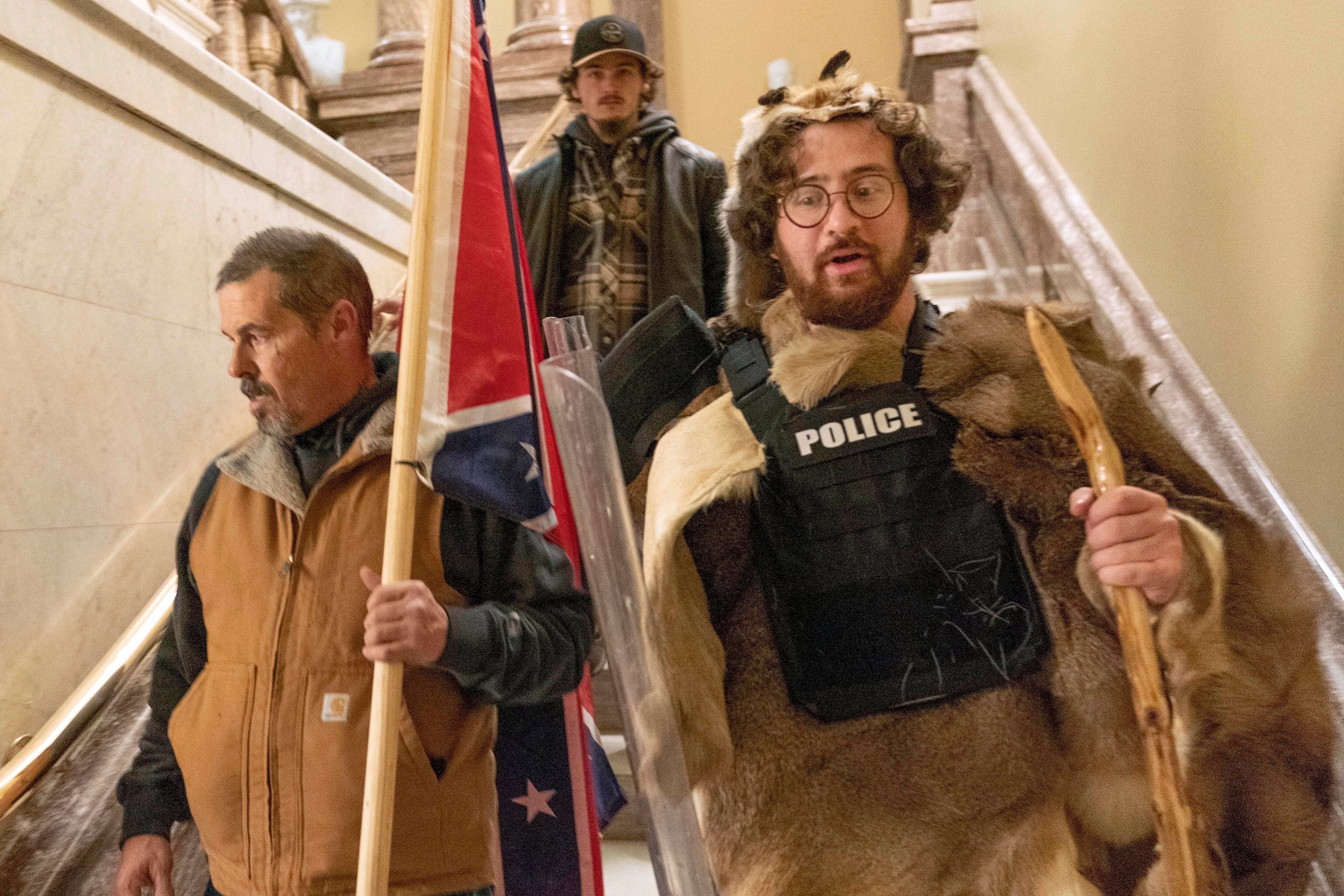 Capitol Riot Caveman Costume