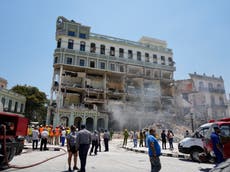 Havana explosion: At least 22 dead after blast at luxury hotel as rescuers search rubble for survivors