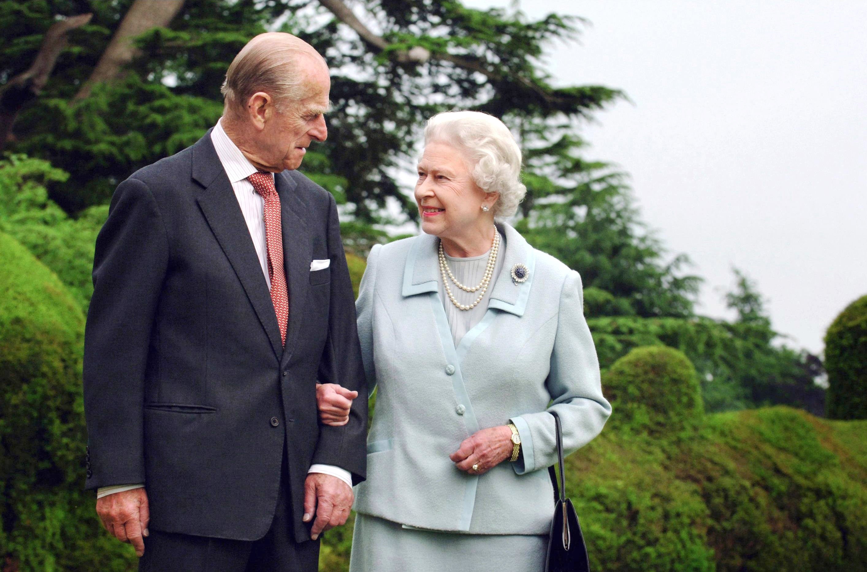 The Queen and Prince Philip on their diamond wedding anniversary