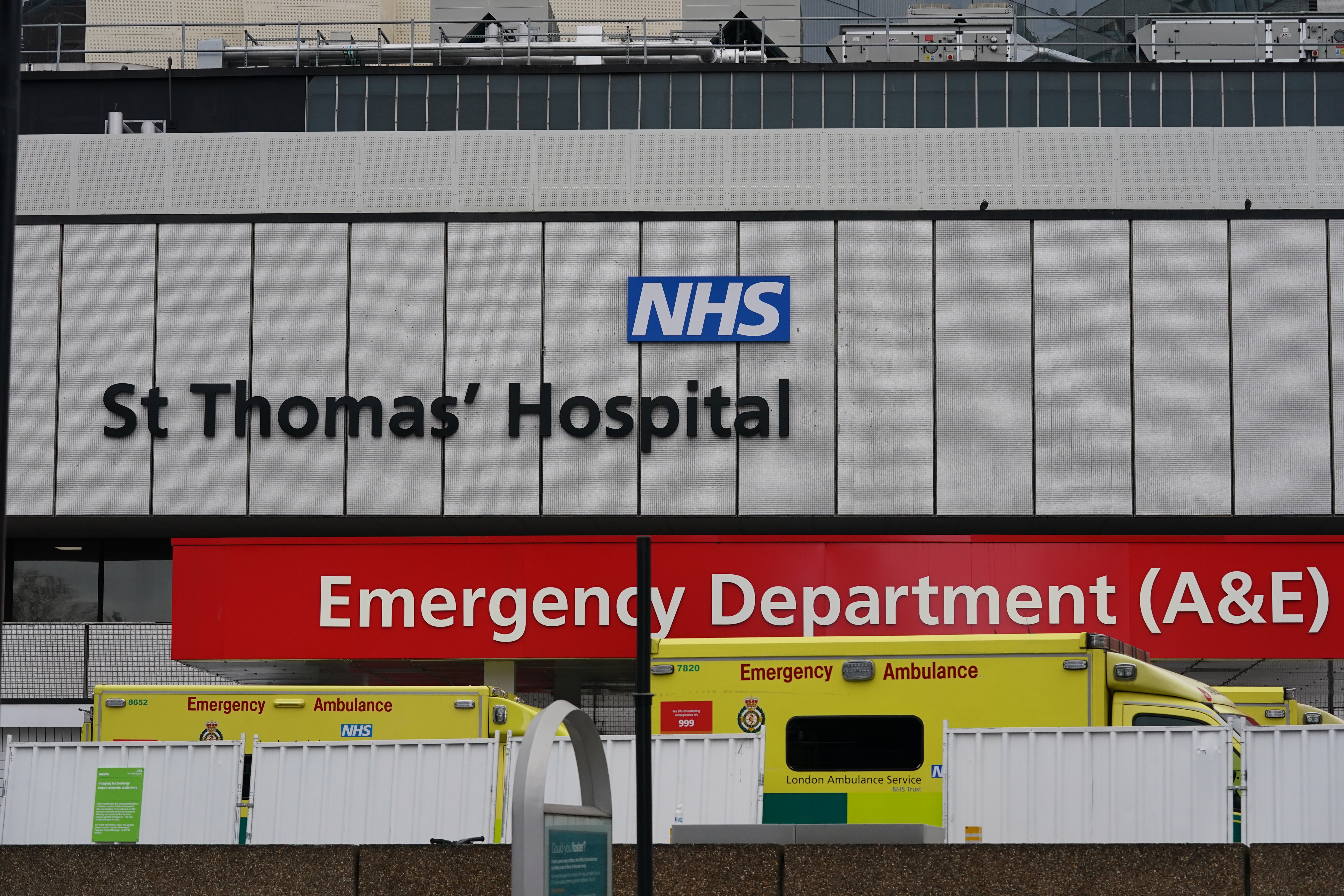 The patient is receiving care at the expert infectious disease unit at the Guy’s and St Thomas’ NHS Foundation Trust, London (Aaron Chown/PA)