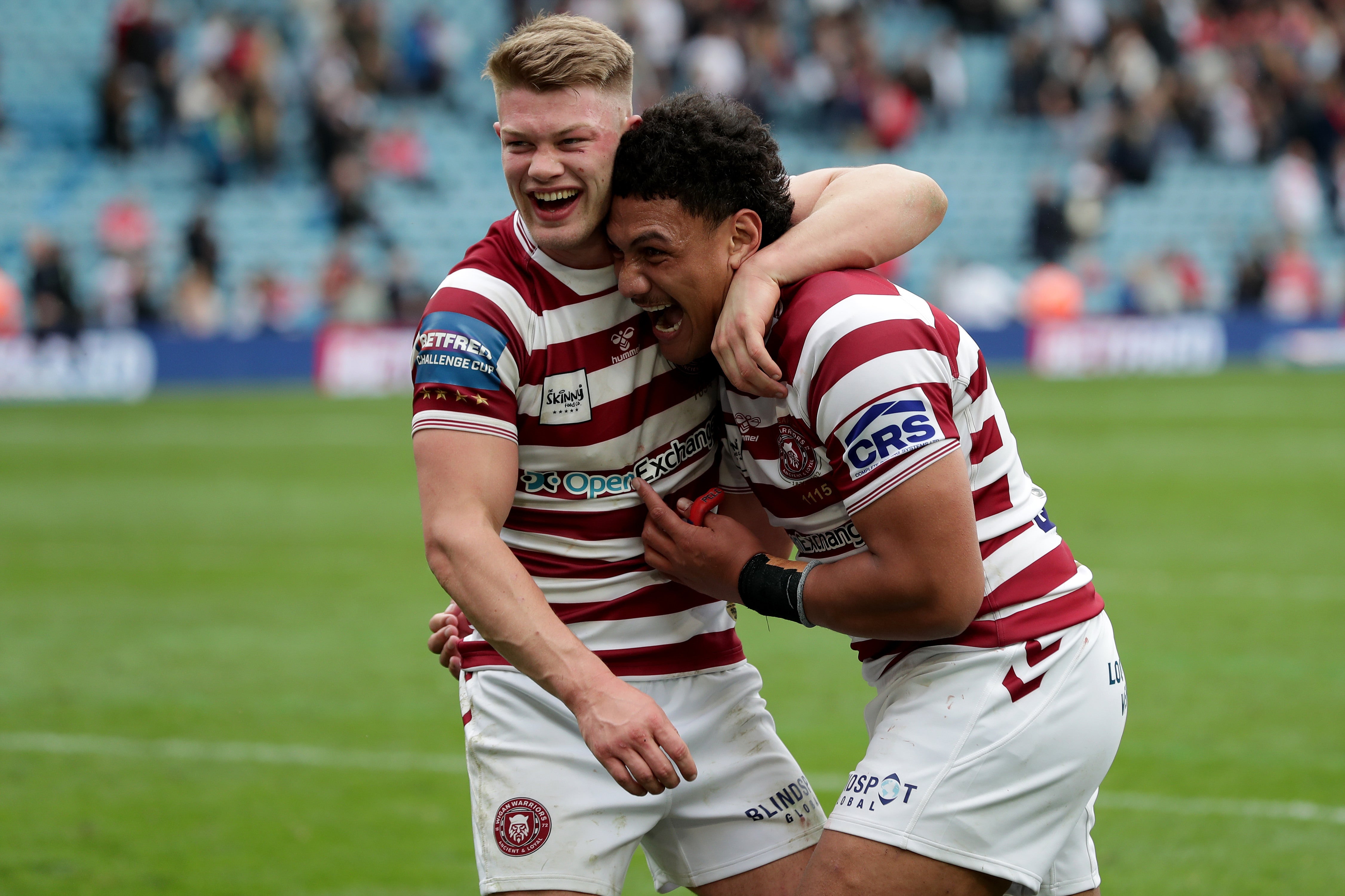 Wigan held on to reach the final (Richard Sellers/PA)