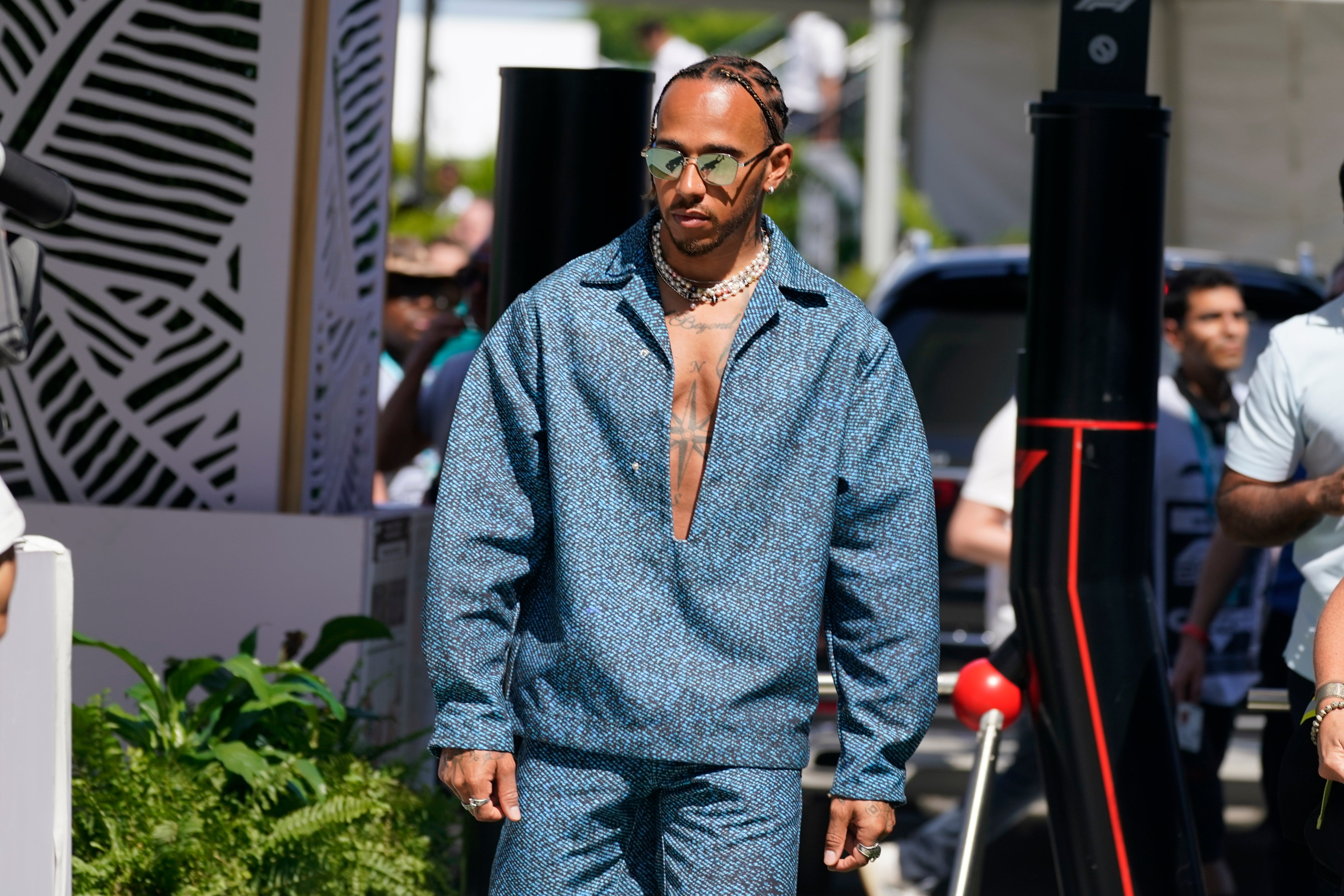 Lewis Hamilton held talks about his jewellery (Darron Cummings/AP)