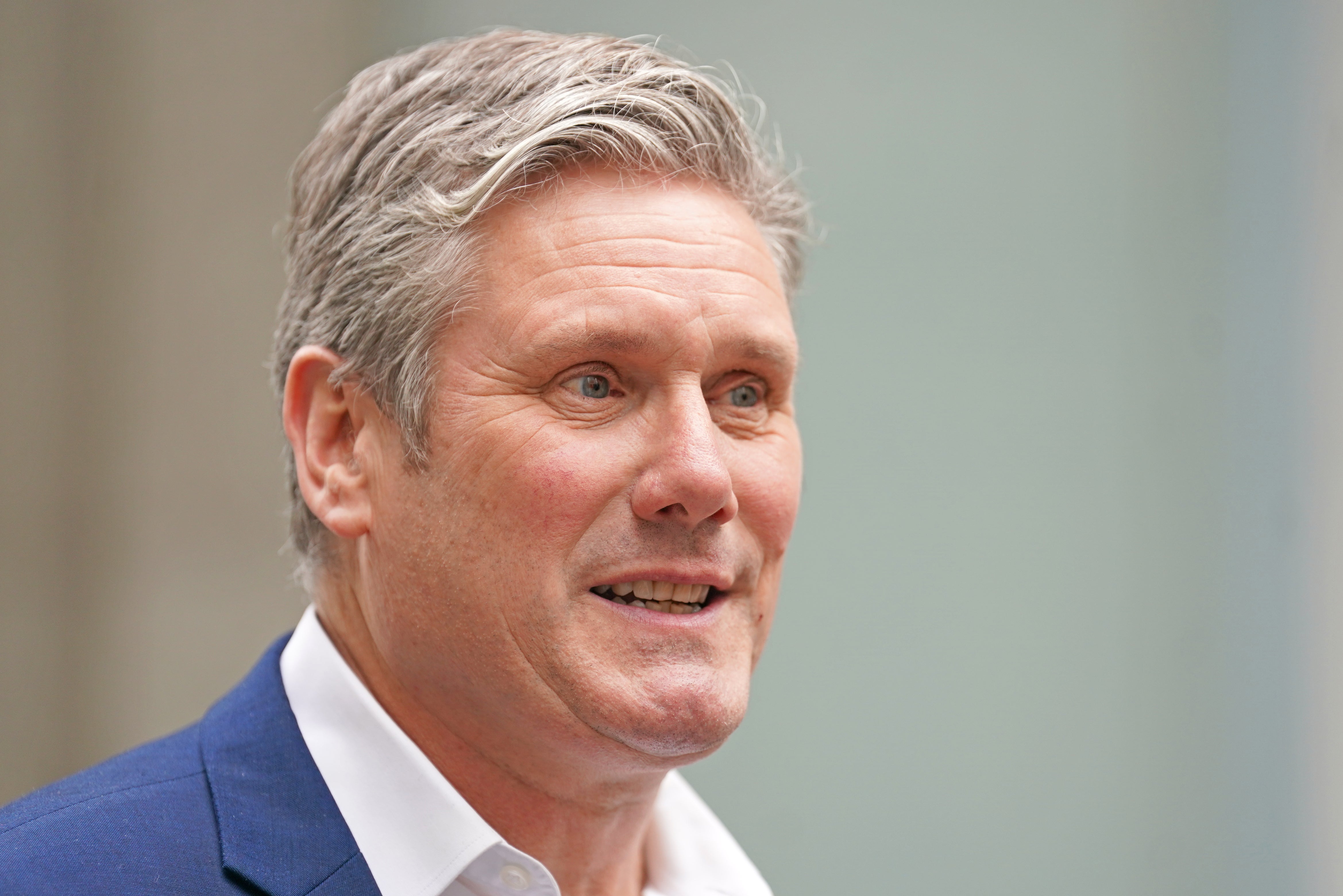 Leader Sir Keir Starmer makes a statement outside Labour Party headquarters (PA)