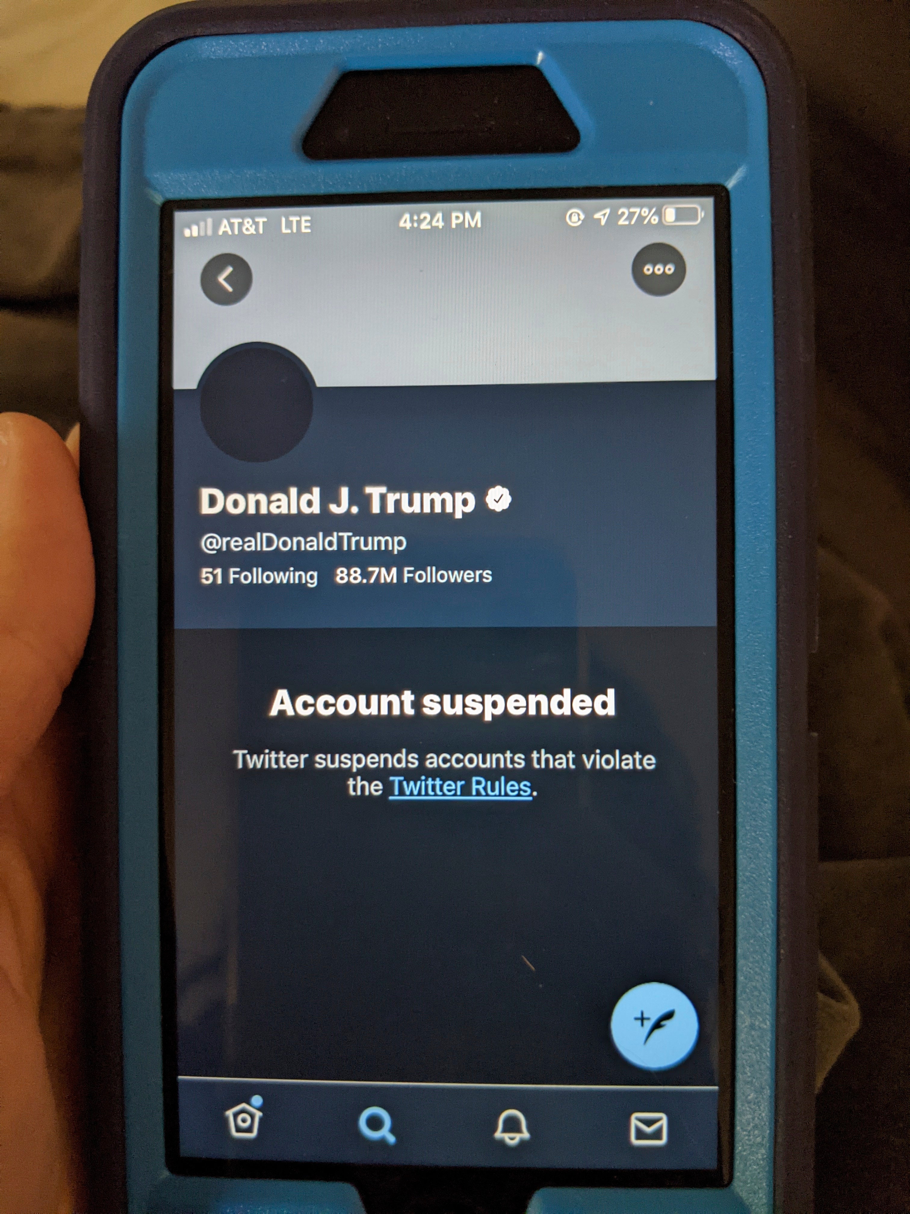 Trump Twitter Ban